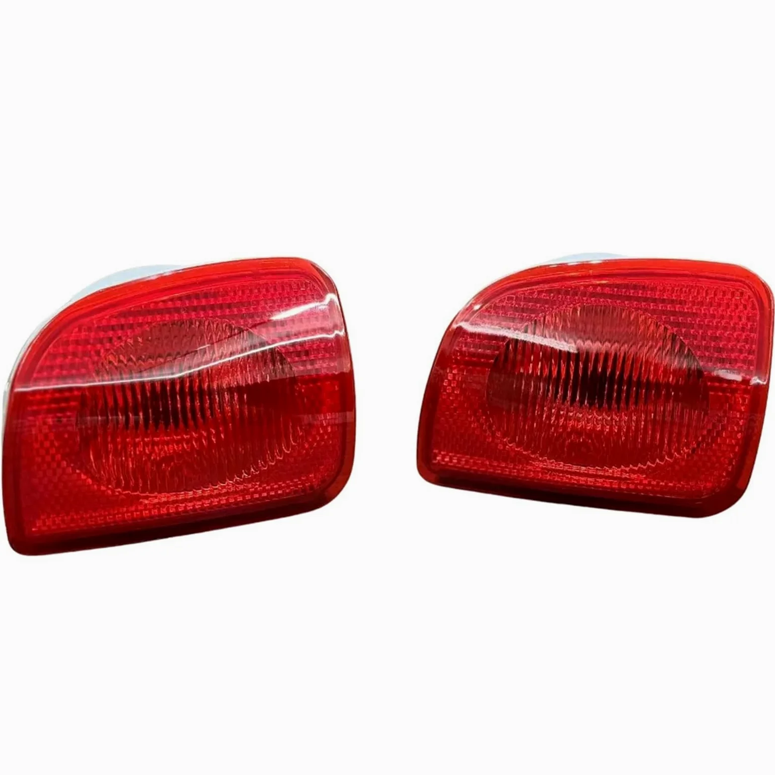 Triángulo de señalización Ajuste para Renault para Mercedes 8200419906-8200419908 Reflector de Parachoques Trasero Derecho o Izquierdo Triángulo de Advertencia(Left Right Set)