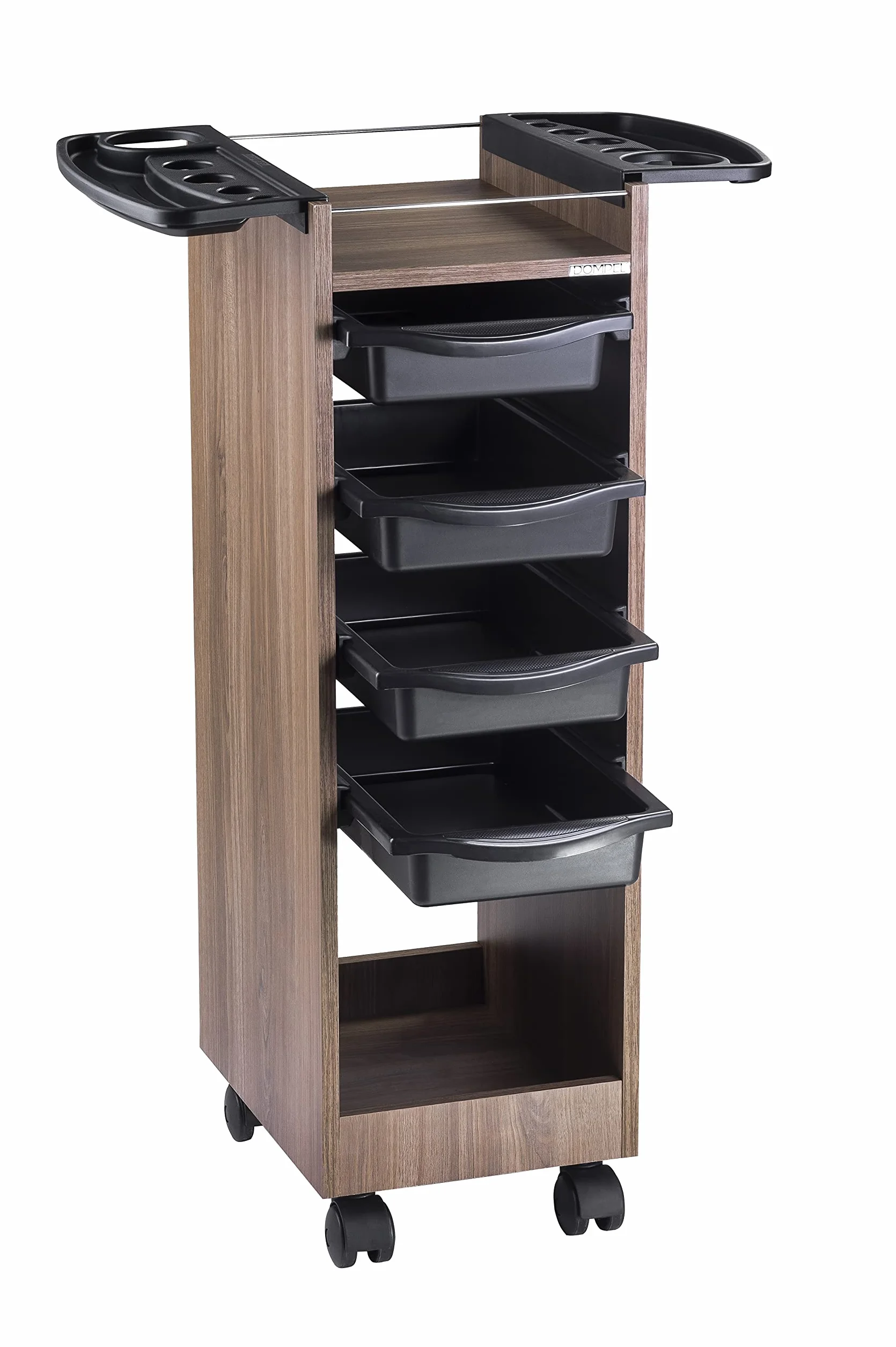 DOMPEL Carro de Mantenimiento Profesional Roma 4 Cajones con Ruedas - Marron Madera