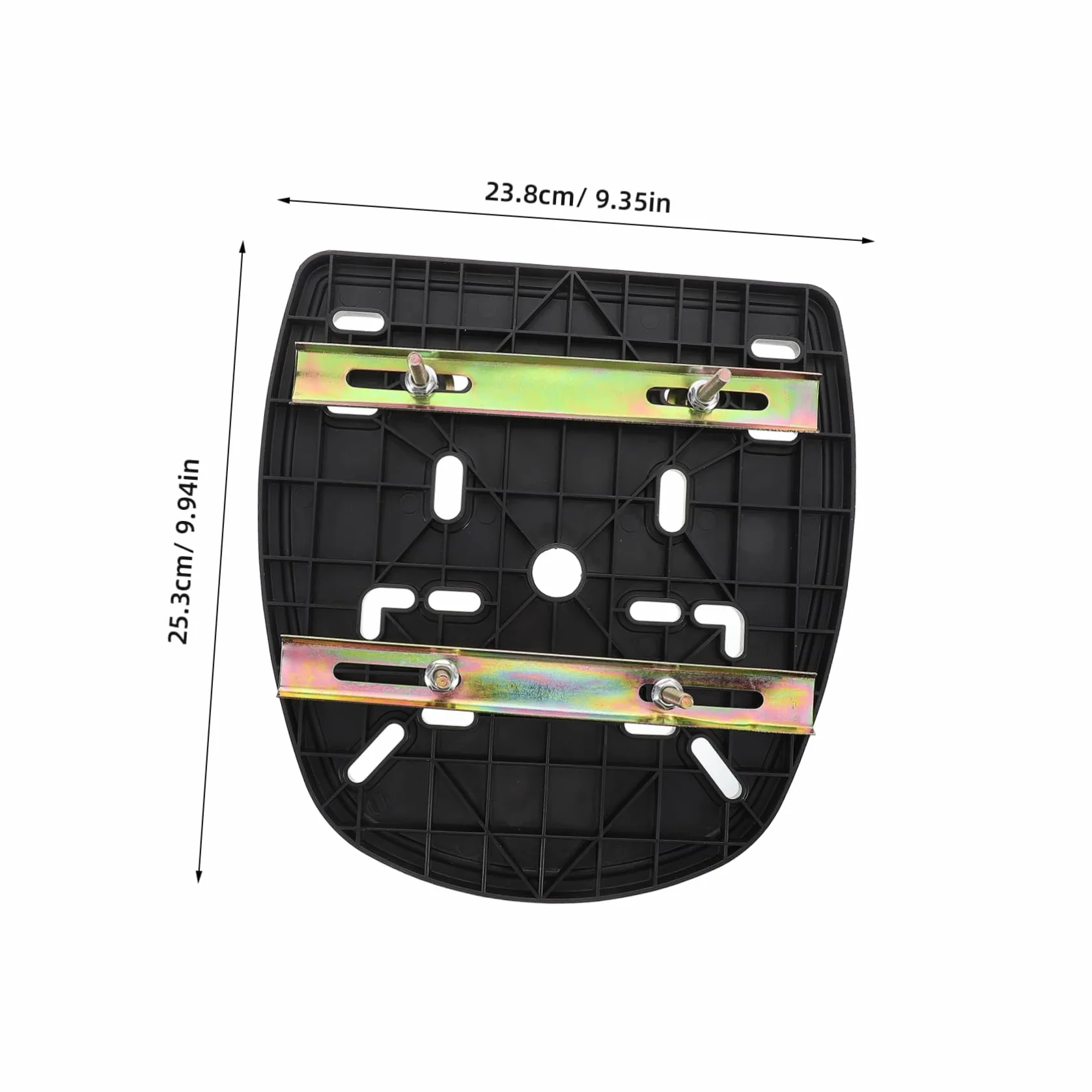 Placa Base Tornillos Fijos para para Caja Trasera de Motocicleta Diseño Reforzado y Tiras Antideslizantes Soporte Resistente y Seguro