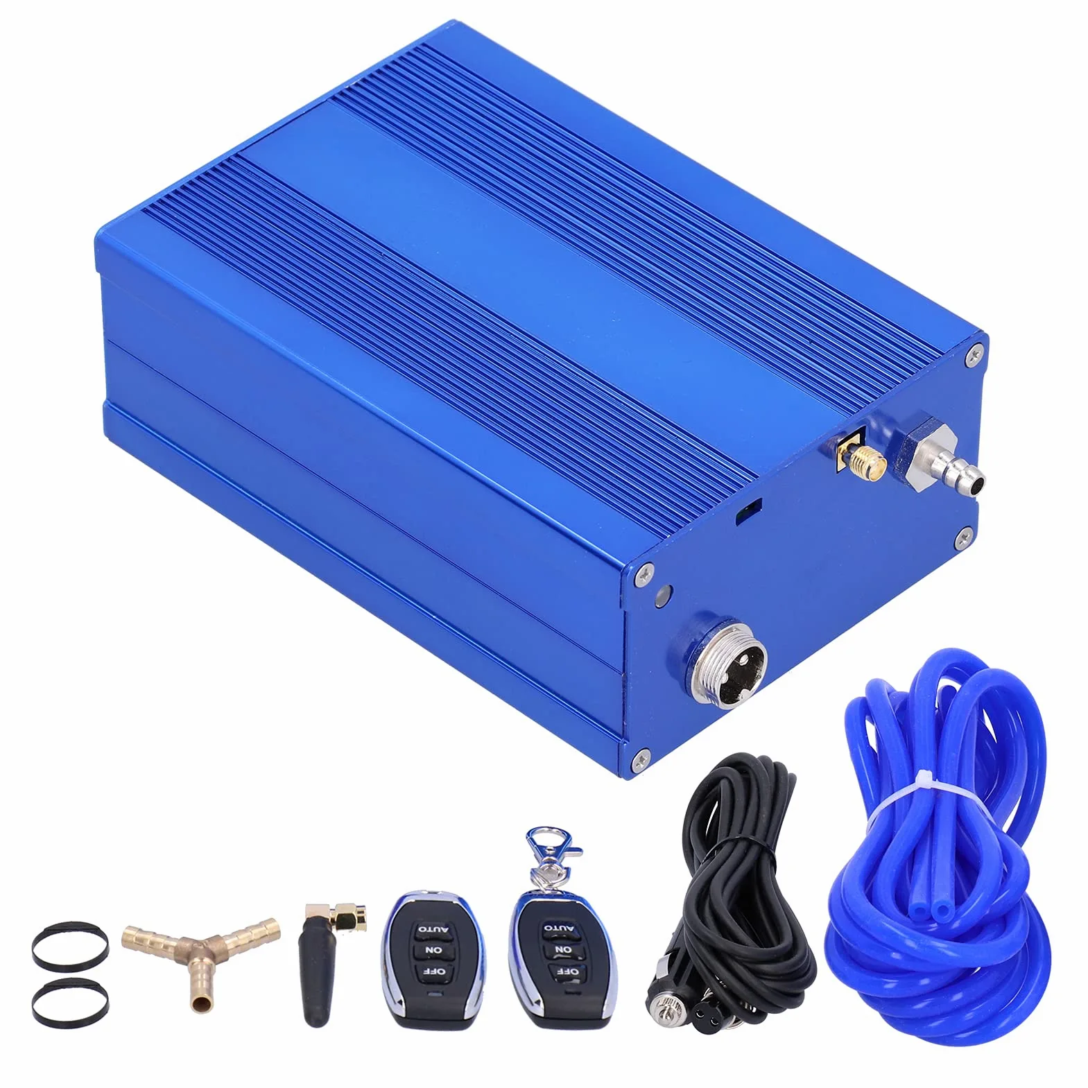 Kit de Válvula de Escape del Automóvil Dispositivo de Controlador de Vacío Eléctrico Azul, Modelos de Alta Confiabilidad Accesorios Automáticos