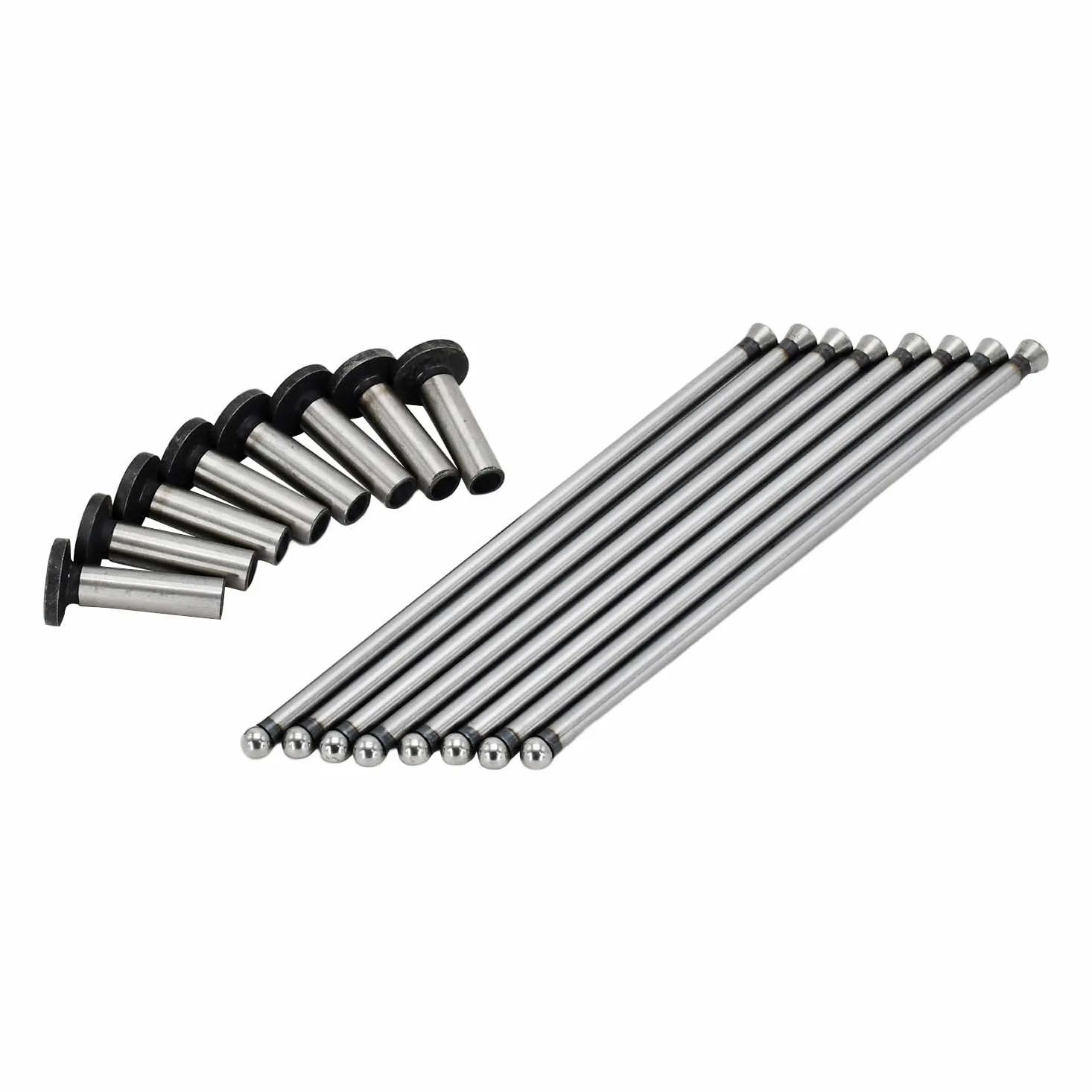 Kit de varilla de empuje y válvula compatible con motor Isuzu 4JB1 compatible con cargador Bobcat 960 2060 843 853 1213