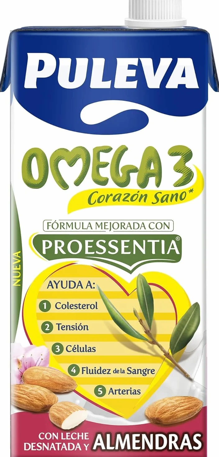 Puleva Omega 3 Proessentia Almendras brik 1L – Caja 6 litros