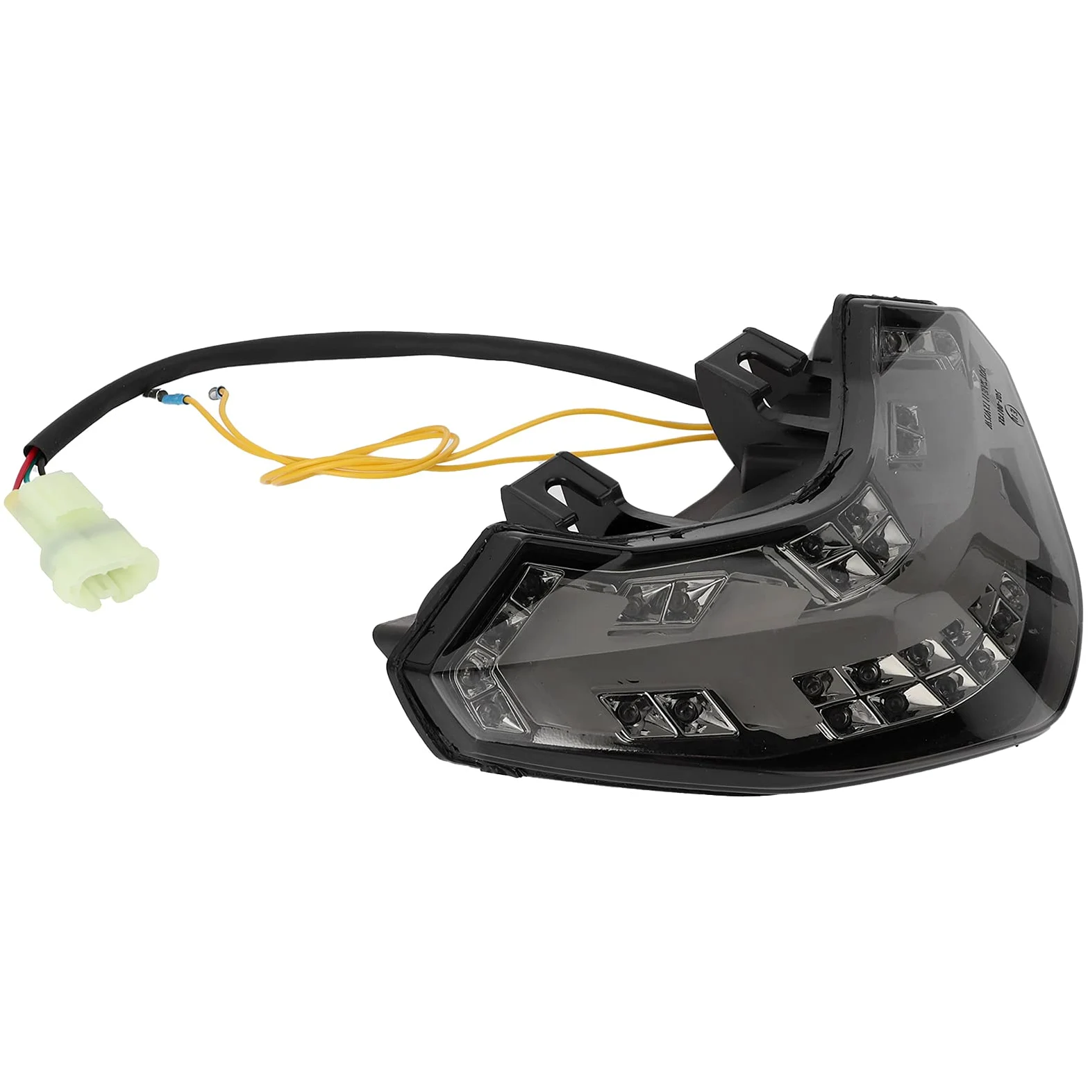 KIMISS Luz trasera LED para motocicleta Multistrada 1200 1200S 2010-2014 con señal de freno lente ahumada
