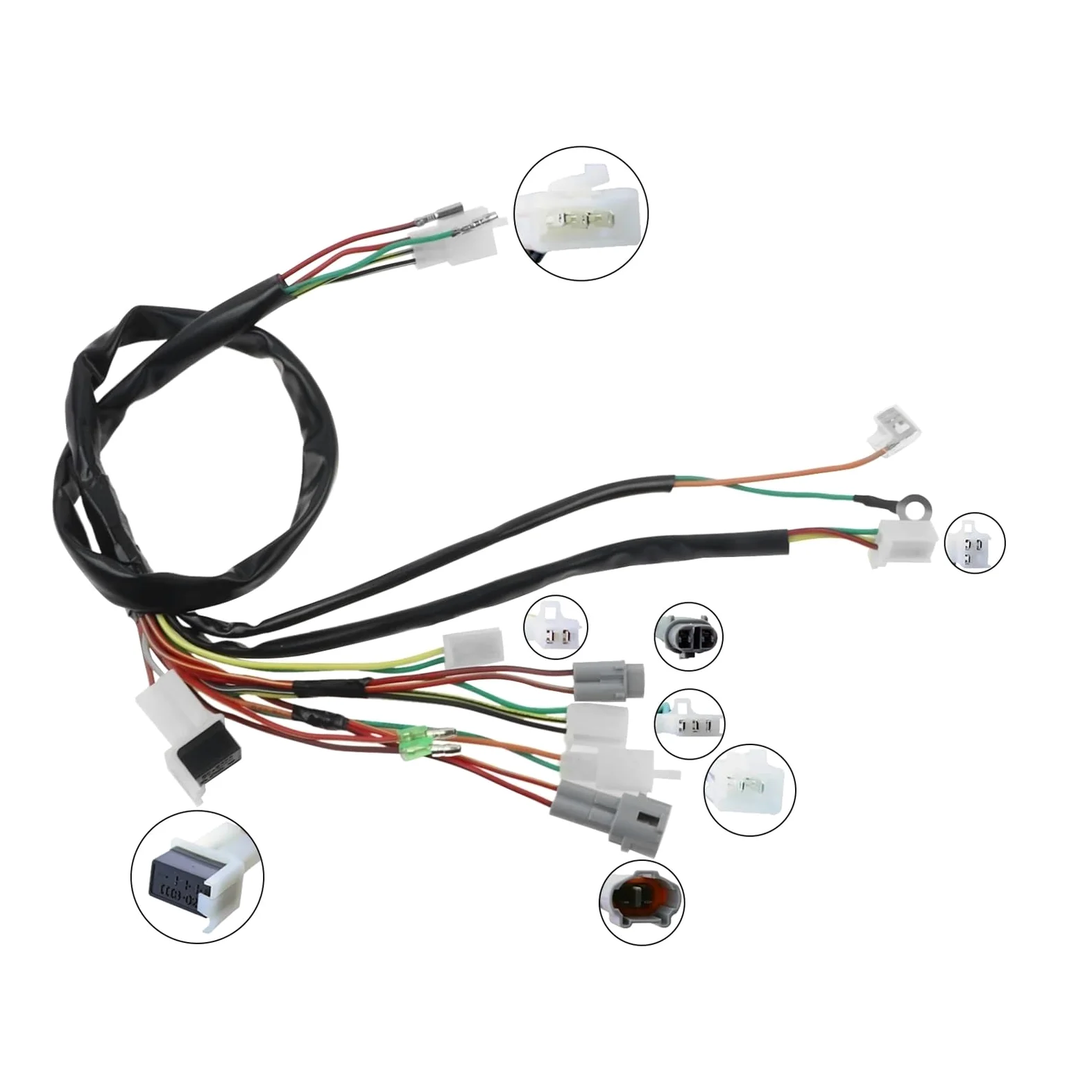 Kit de unidad CDI arnés cables chispa bobina encendido para PW50 PW PY