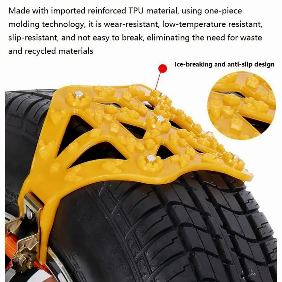 Cadenas de Nieve para Coche, para Seat Arona (2017-) Cadenas Antideslizantes para Neumáticos de Nieve,Antideslizantes,8pcs