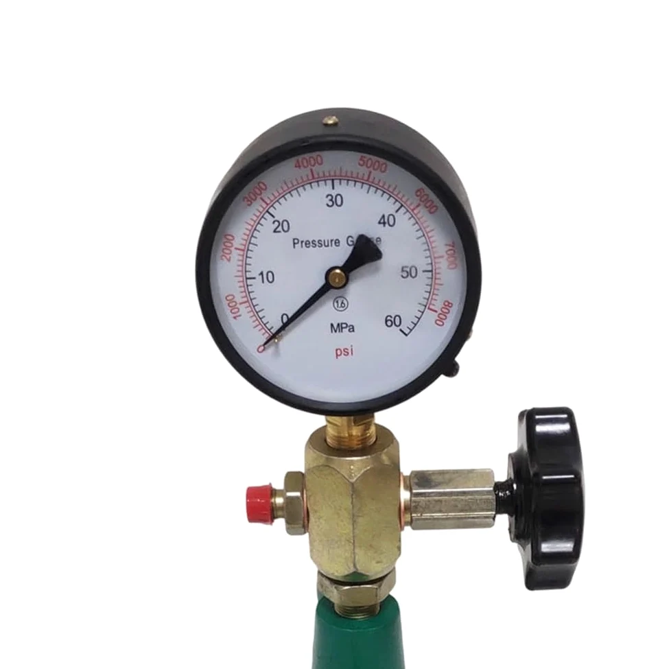Comprobador de Inyectores S80H, Comprobador de Inyectores de Bomba de Aceite, Calibrador de Inyectores Common Rail, Manómetro de 0 A 60 MPA