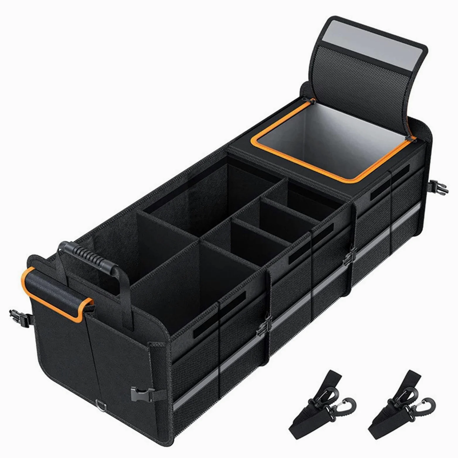 Organizador de Maletero para Coche Portátil Aislante De Gran Capacidad | Organizadora De Compras Para Automóvil para Viajes Camping Interior de Automóvil Furgoneta