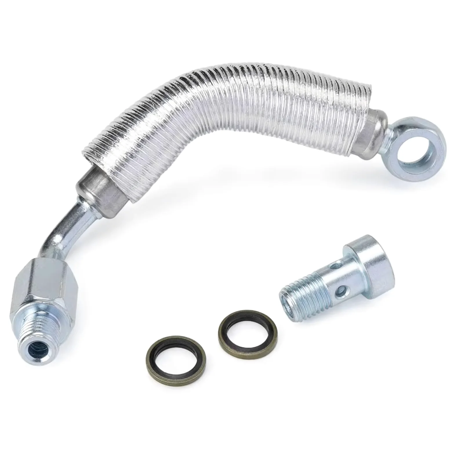 Coche Retorno Aceite Compatible Con Buick Para Encore 1.4L L4 2013 2014 2015 2016-2019 Para Turbo Tubo Drenaje De Retorno De Aceite Y Kit Tubo Manguera Alimentación Aceite 55568031