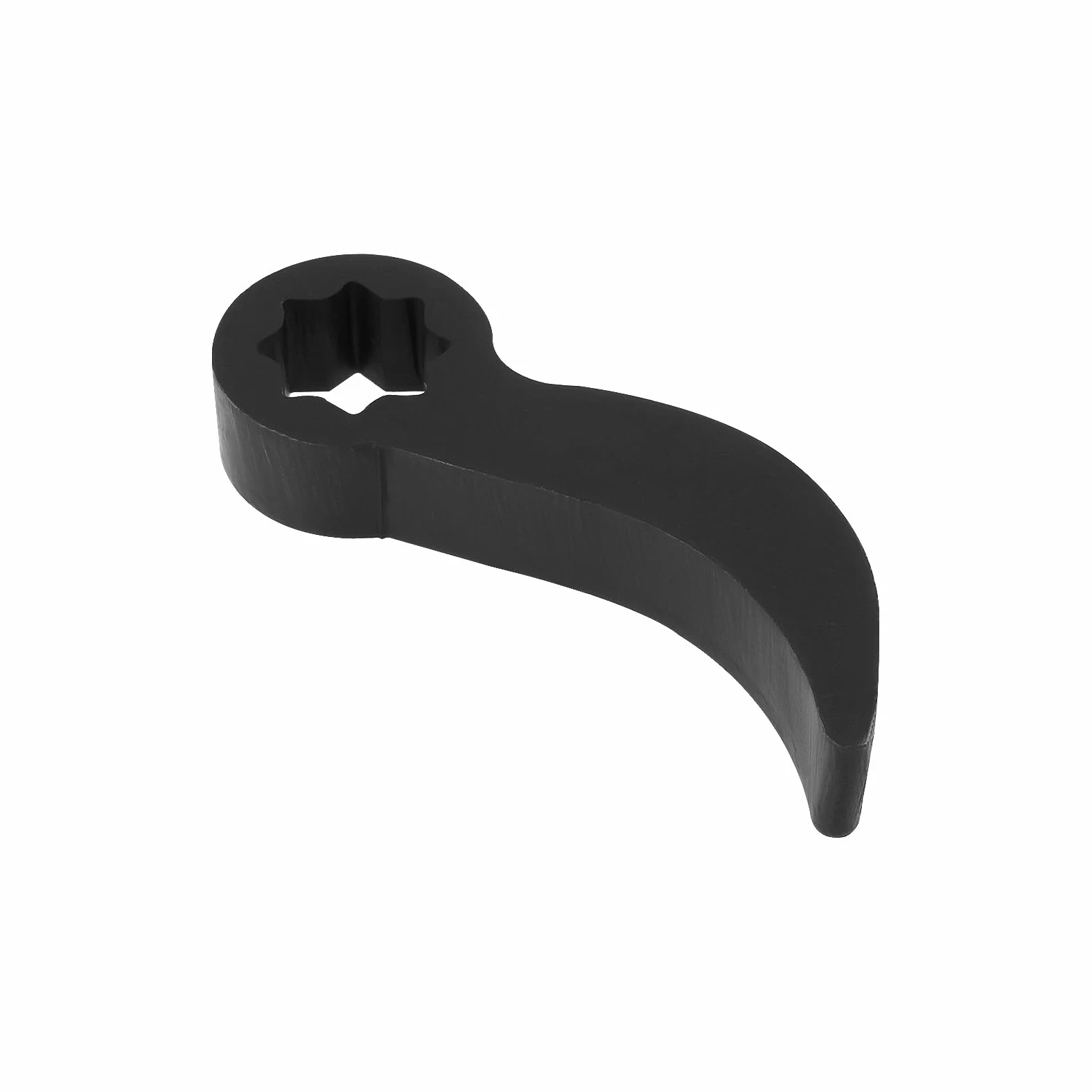 Adaptador de Cabeza de Palanca de 1/2" para Llave de Palanca de 75 Mm Herramienta de Palanca para Adaptarse A Barra Rompedora D de 1/2" O Trinquete de Reparación de Automóviles Color Negro