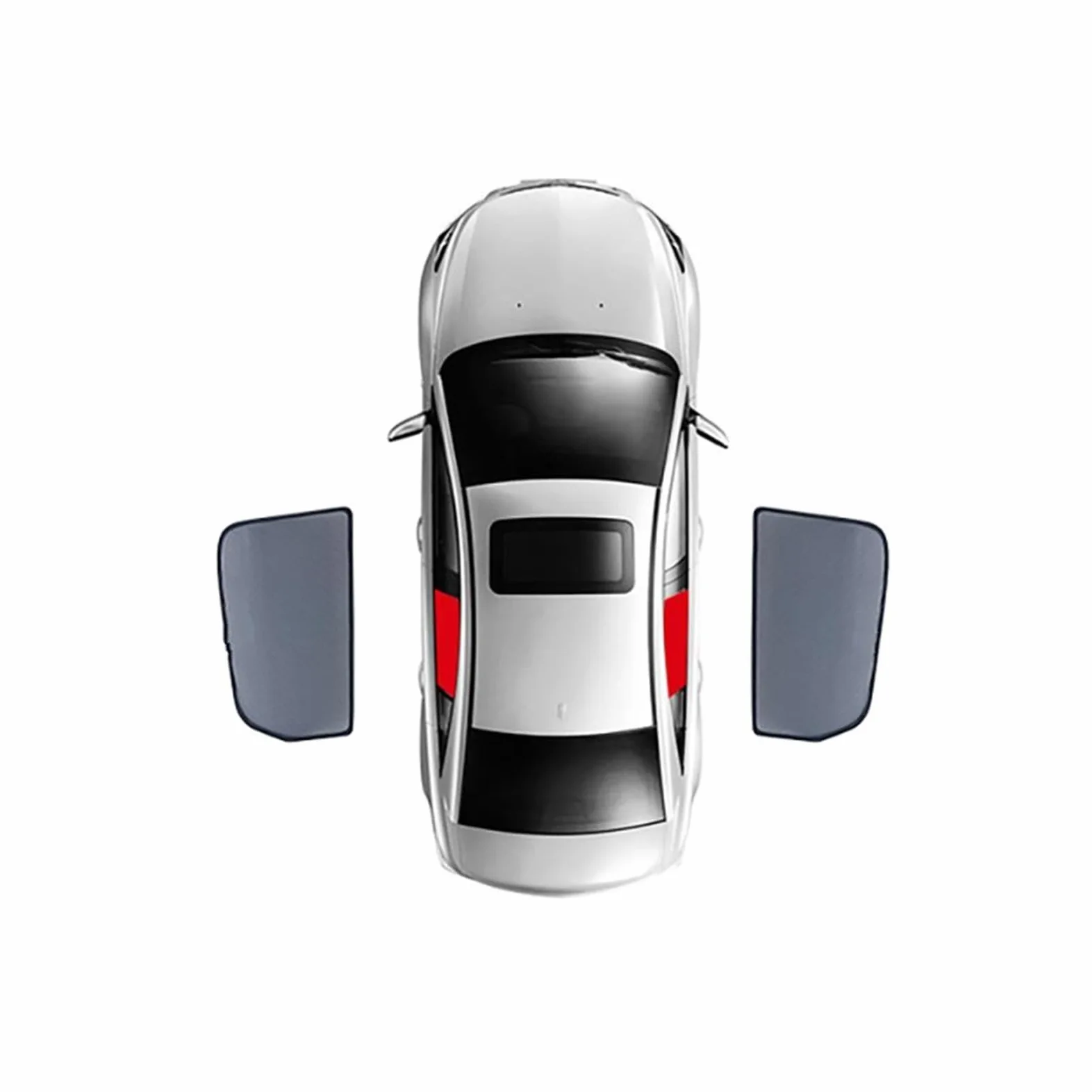 Parasol Coche Para Kia para Grand para Carnival YP 2014-2019 2020 Sedona parasol magnético para coche parabrisas delantero cortina ventana lateral trasera, parasol Coche Parasol ( Tamaño : 2PCS Rear )