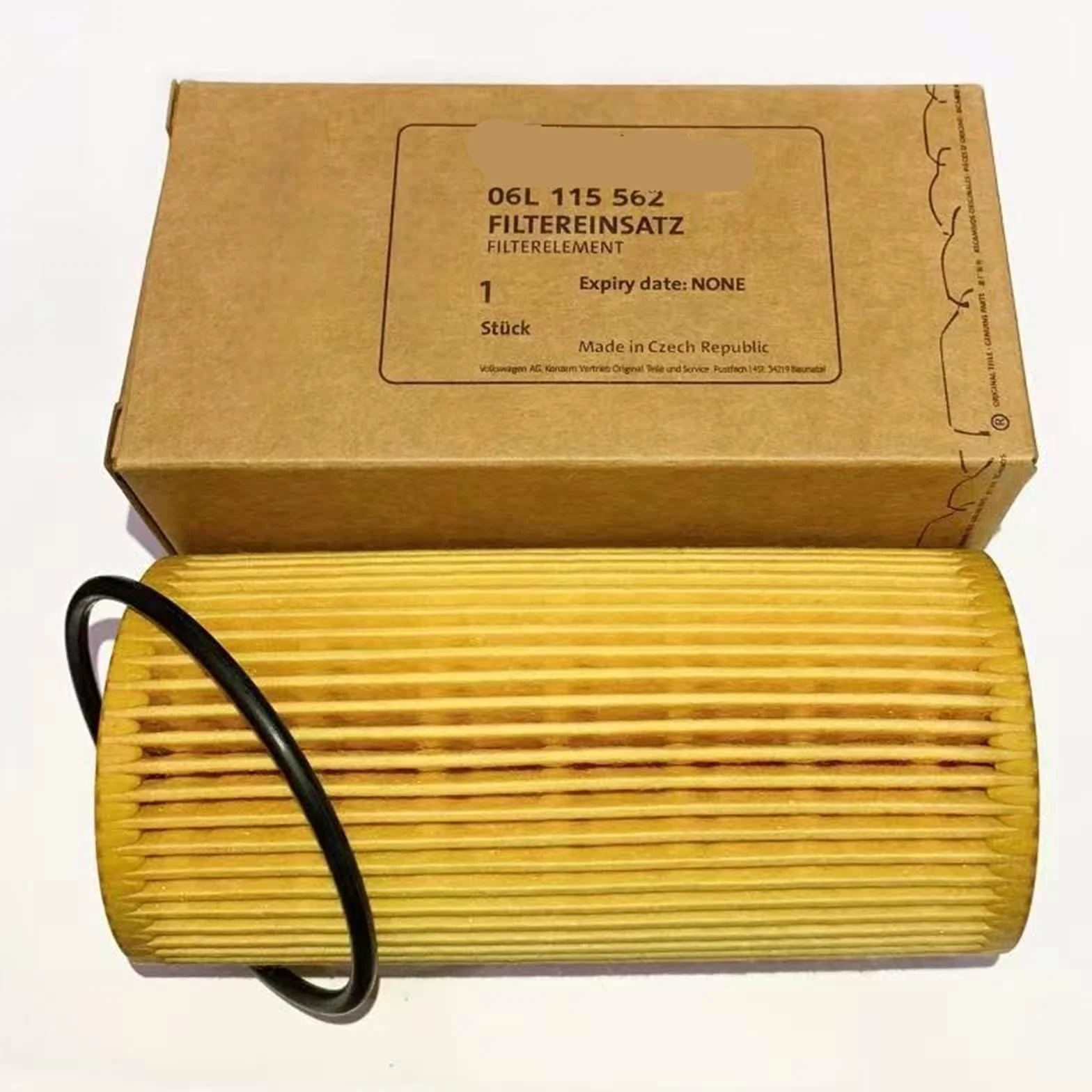 Junta filtro de aceite Filtro de aceite de motor 06L115466 06L115562 2.0 y 1.8 Compatible con Audi A3 A4 A5 A7 A8 Q5 Compatible con VW GOLF PASSAT POLO Compatible con Beetle Jetta(4PCS)