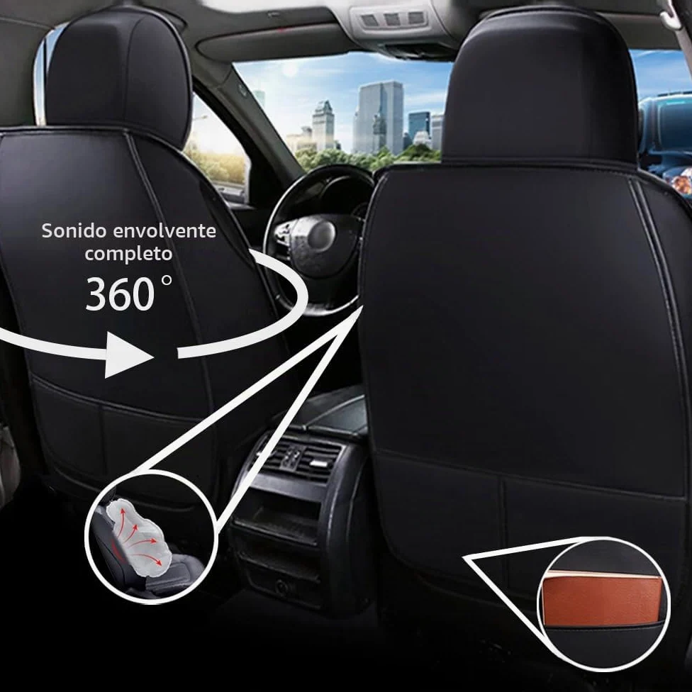 Fundas de asiento delantero de piel sintética color negro, impermeables y duraderas, protectores de asiento de coche para Volvo C30, S40, S60, S80, V40, V50, V60, V70, Xc70, Xc90