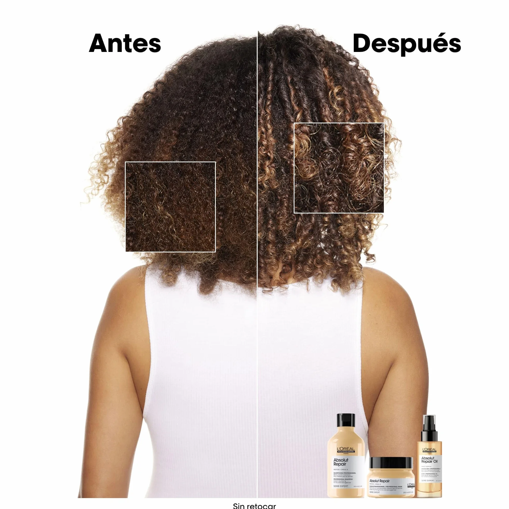 L'Oréal Professionnel Absolut Repair Aceite 10-en-1 Oil Tratamiento Reconstructor Pelo Seco Dañado 90ml