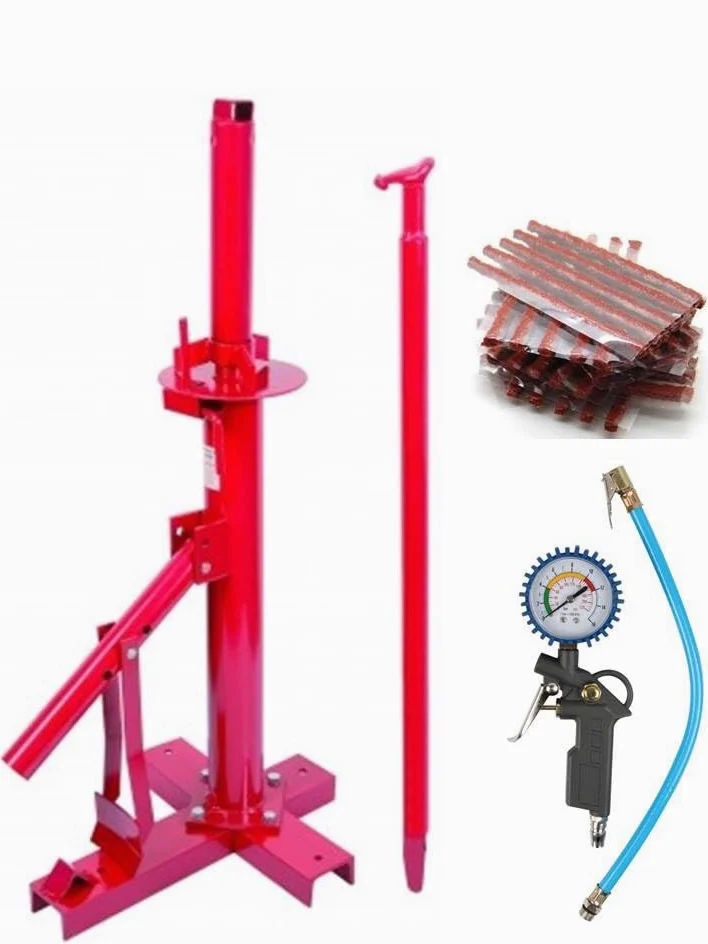 800400 herramienta manual Auto + 1 pistola de inflado + 60 mechas reparación neumáticos – decolle neumático