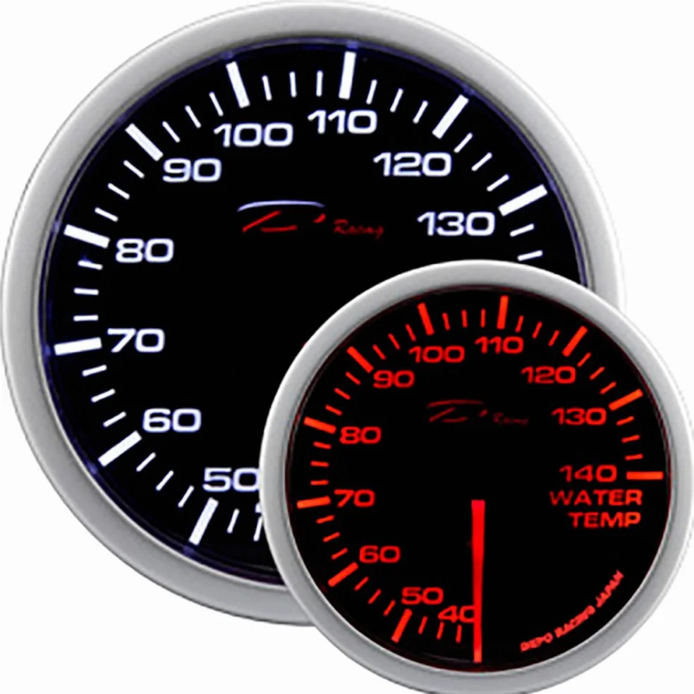 Depo Racing wa5237b-c wa-series instrumento/calibre, humo, 52 mm