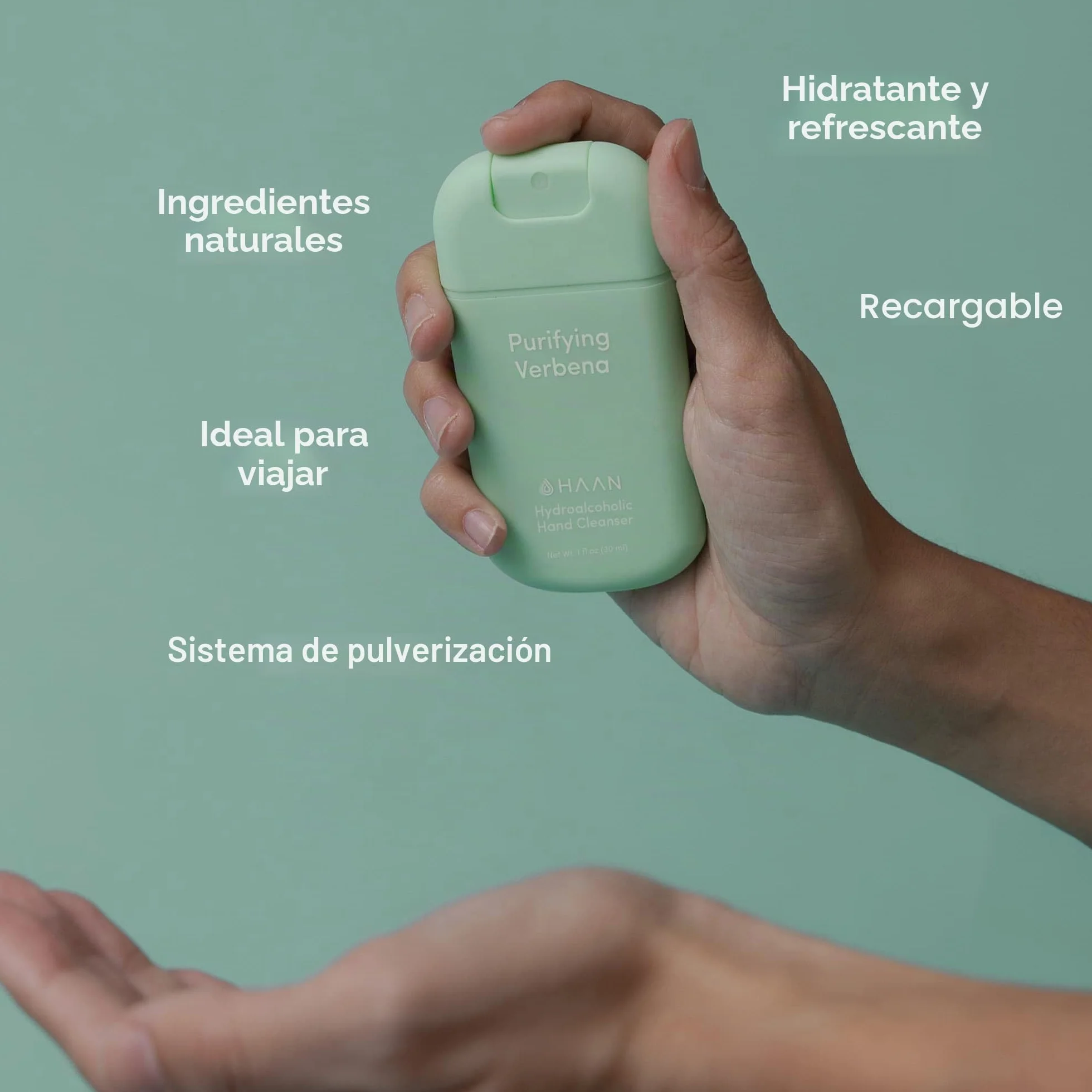 HAAN Espray hidratante para manos aloe vera pack 3 30ml
