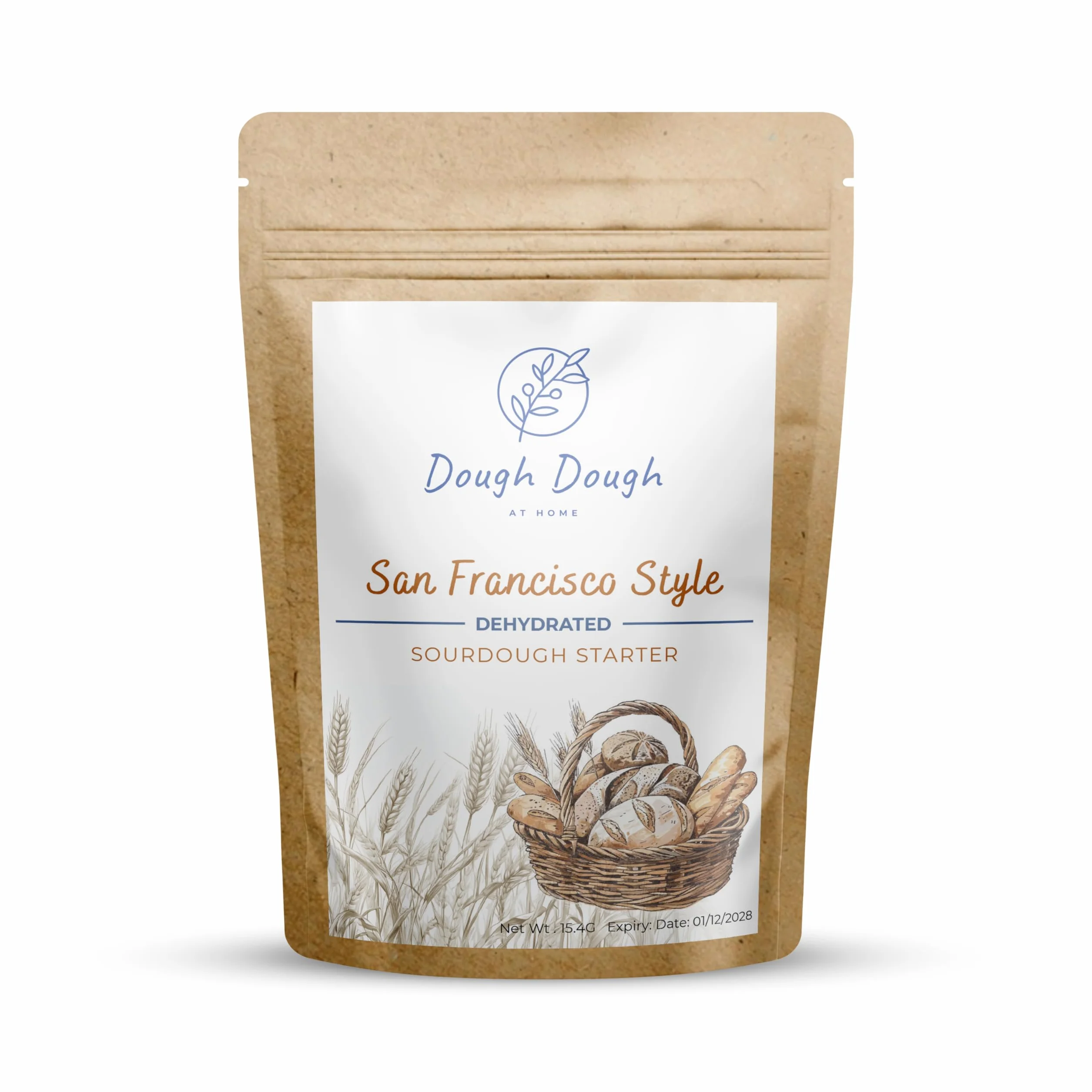 Masa Madre Deshidratada Estilo San Francisco | Levadura Natural para Pan Casero, Pizza, Focaccia | 15.4g Pack 1