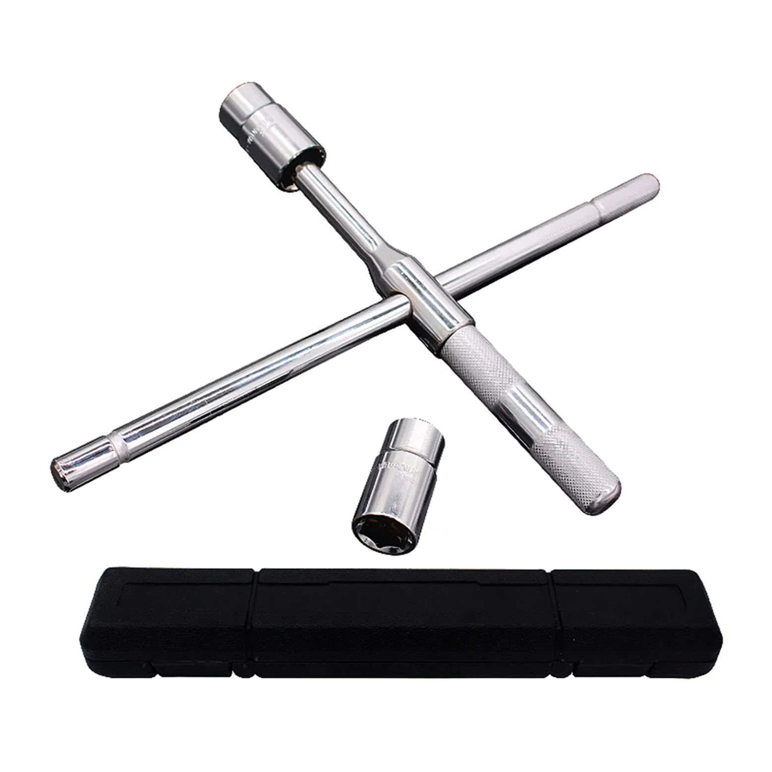 Llave de rueda para llave cruzada para clases de rueda cruzada, removedor de enchufe, herramienta de reparación de ruedas de coche, repuesto de neumáticos de coche, 17-23 m