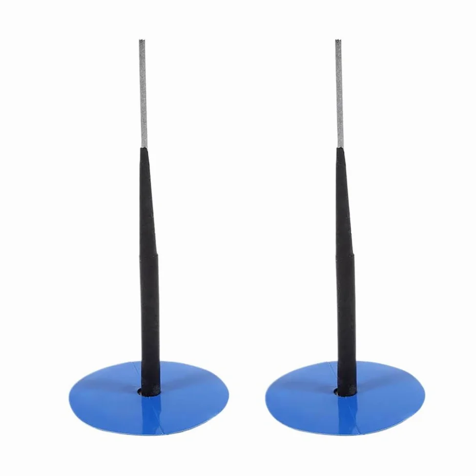 Kit de parche de goma para reparación de pinchazos en neumáticos sin cámara, Compatible con motocicleta y coche, tipo seta con cable de 4,5mm, 24 Uds.
