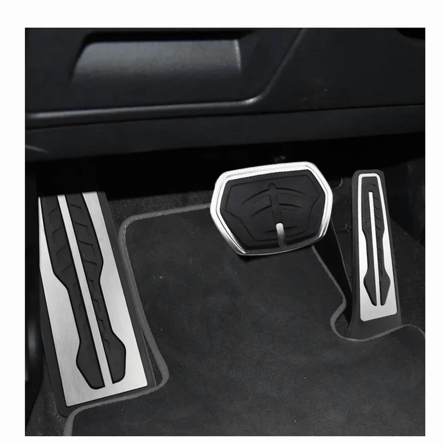 Pedales De Acelerador Freno Y Reposapiés Para BMW X1 F48 Serie 2 F44 Para Vehículos Con Volante A La Izquierda(AT with Rest 3pcs)