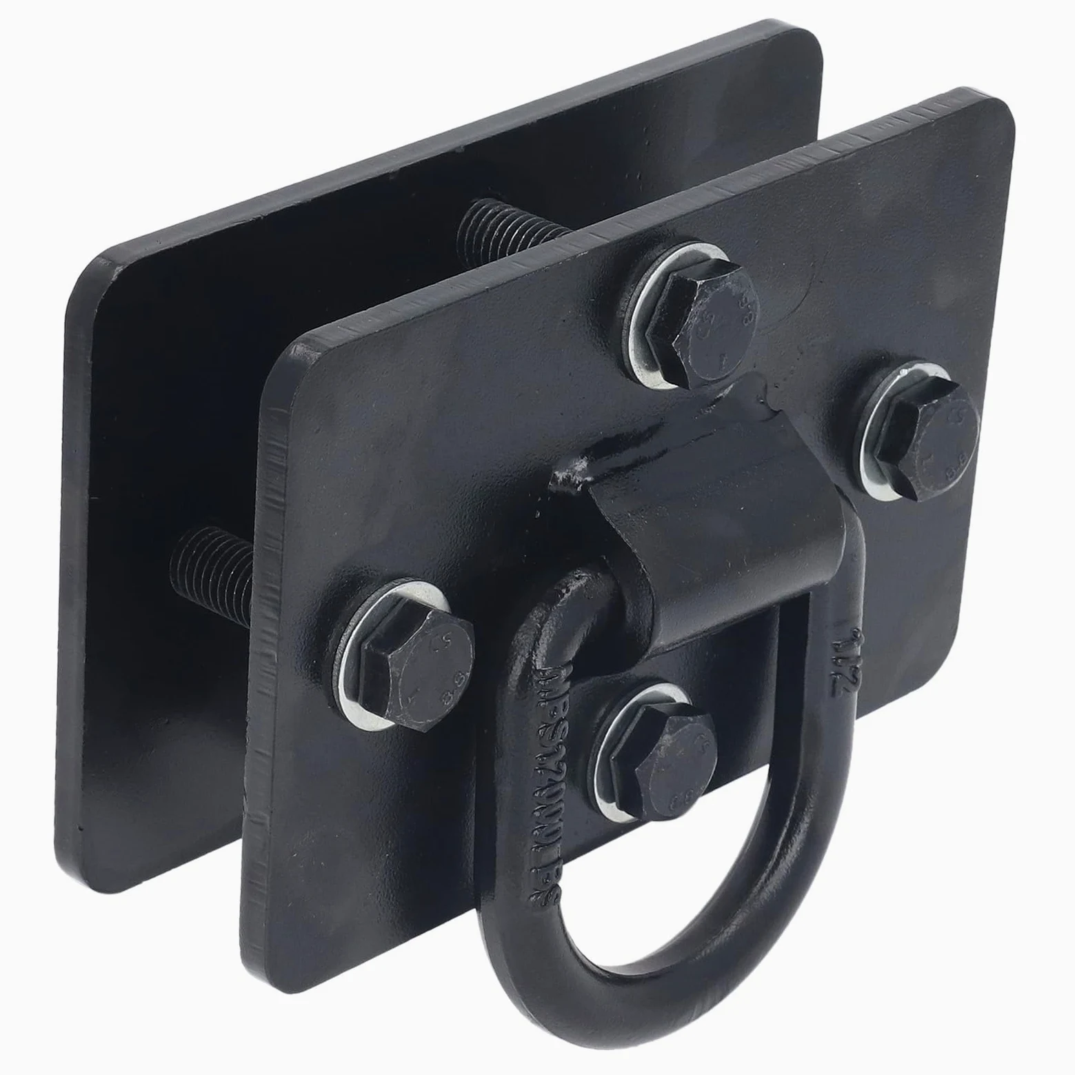 Dioche 2 Anillos en D para Remolques/Anclajes de Amarre Empotrados de 2 Pulgadas con Capacidad de 12000 Libras para Plataforma de Camión y Piso de Remolque