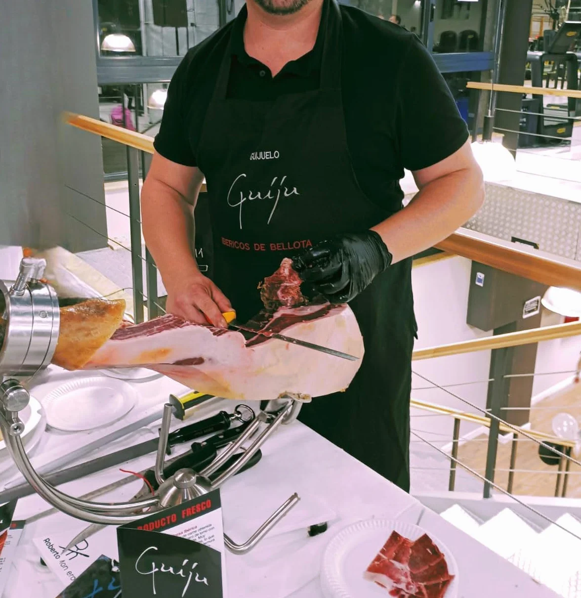 Jamón Ibérico de Bellota 100% Ibérico 10 platos 80 gr Guiju