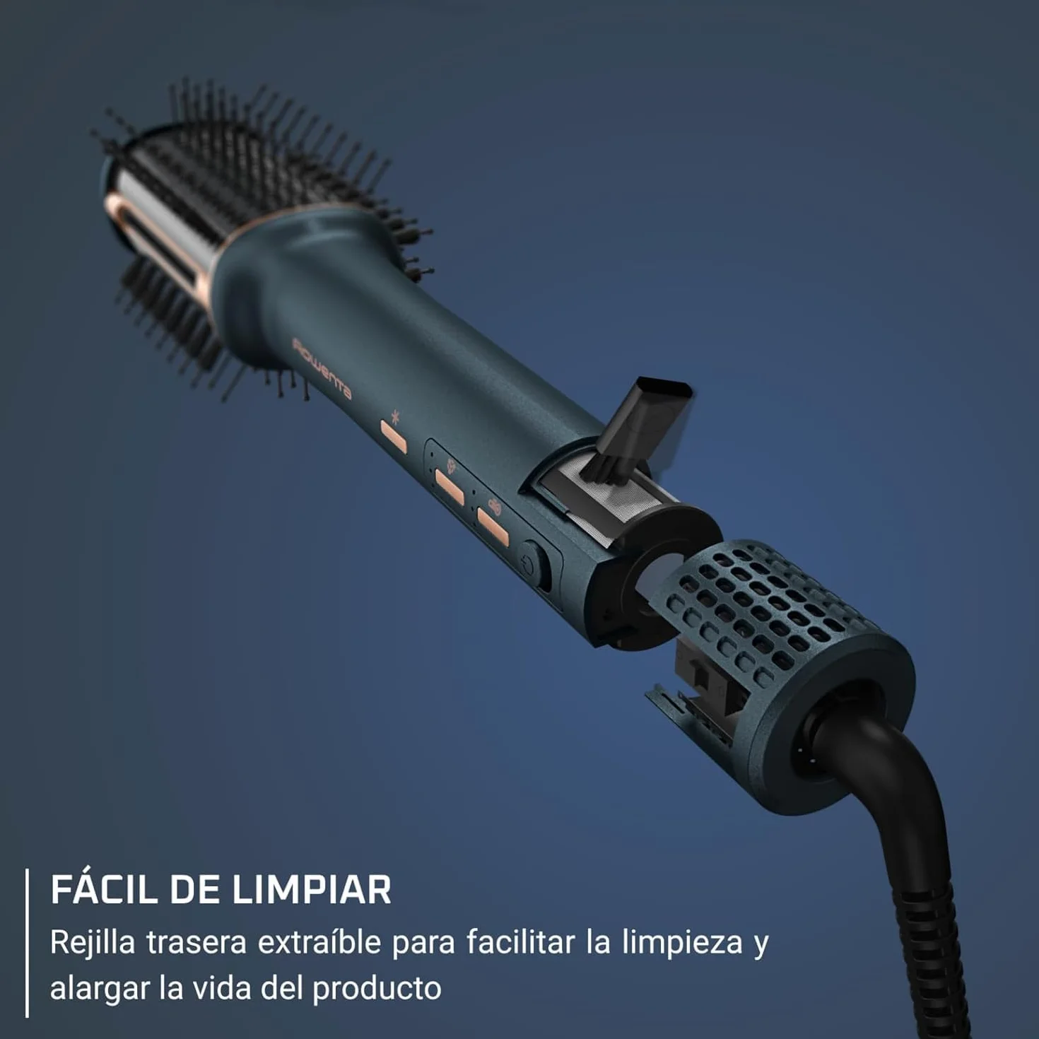 Rowenta Air Brush 3D 3 en 1 Secador Cepillo Caliente UB9720E0