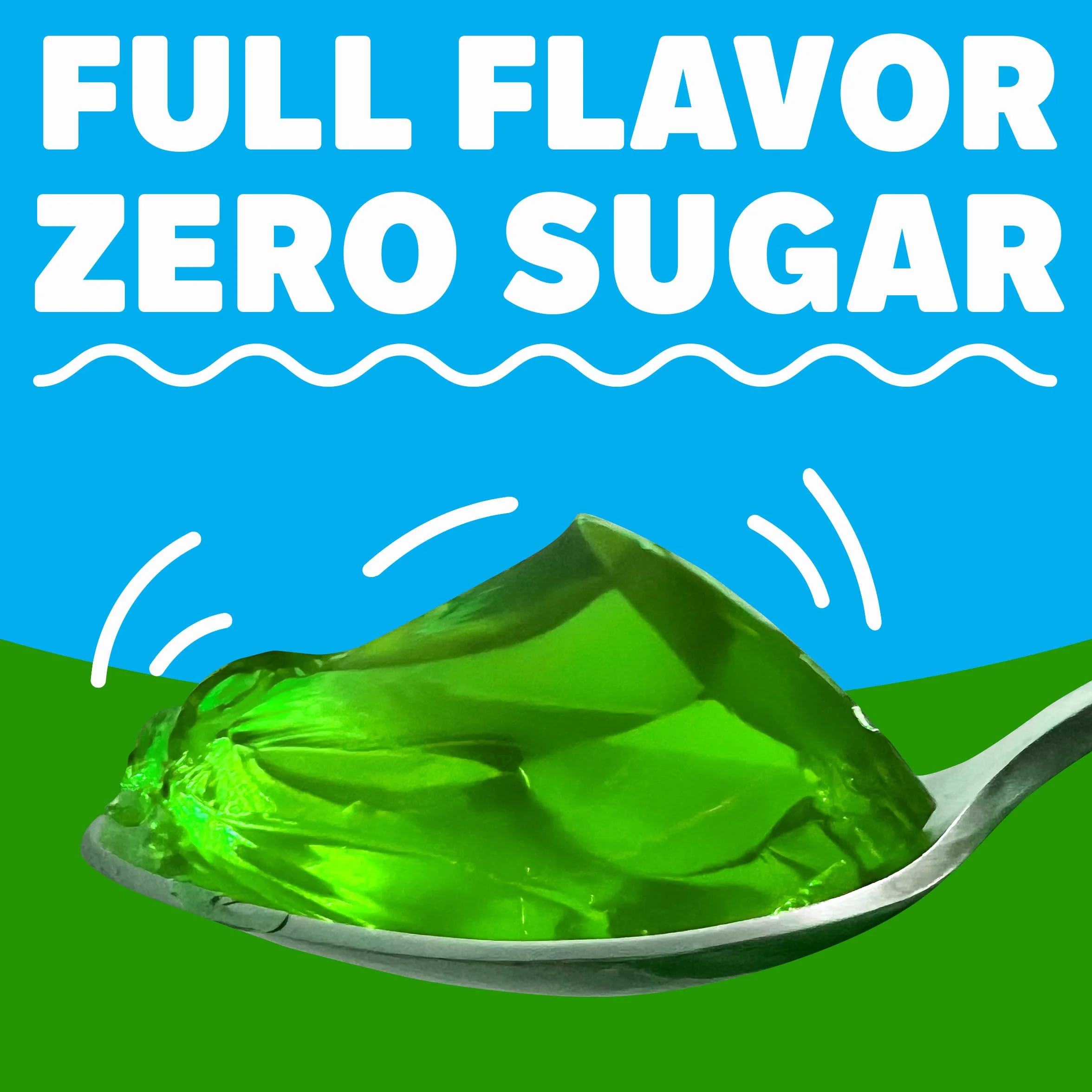 JELL-O Postre de gelatina baja en calorías de limón sin azúcar, 8.5 g