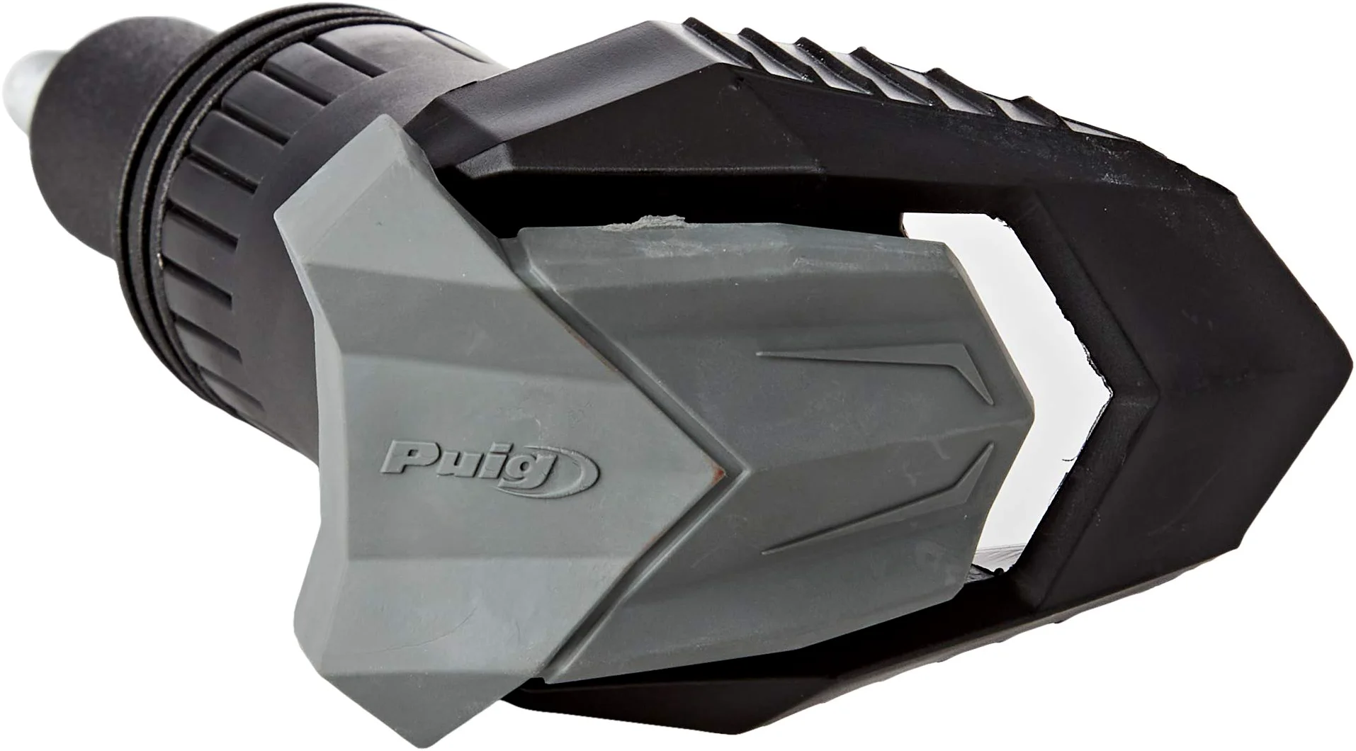Puig 6560N Protectores de Motor R19 on topes de nylon y diseño compacto para protección integral del chasis y motor, Negro