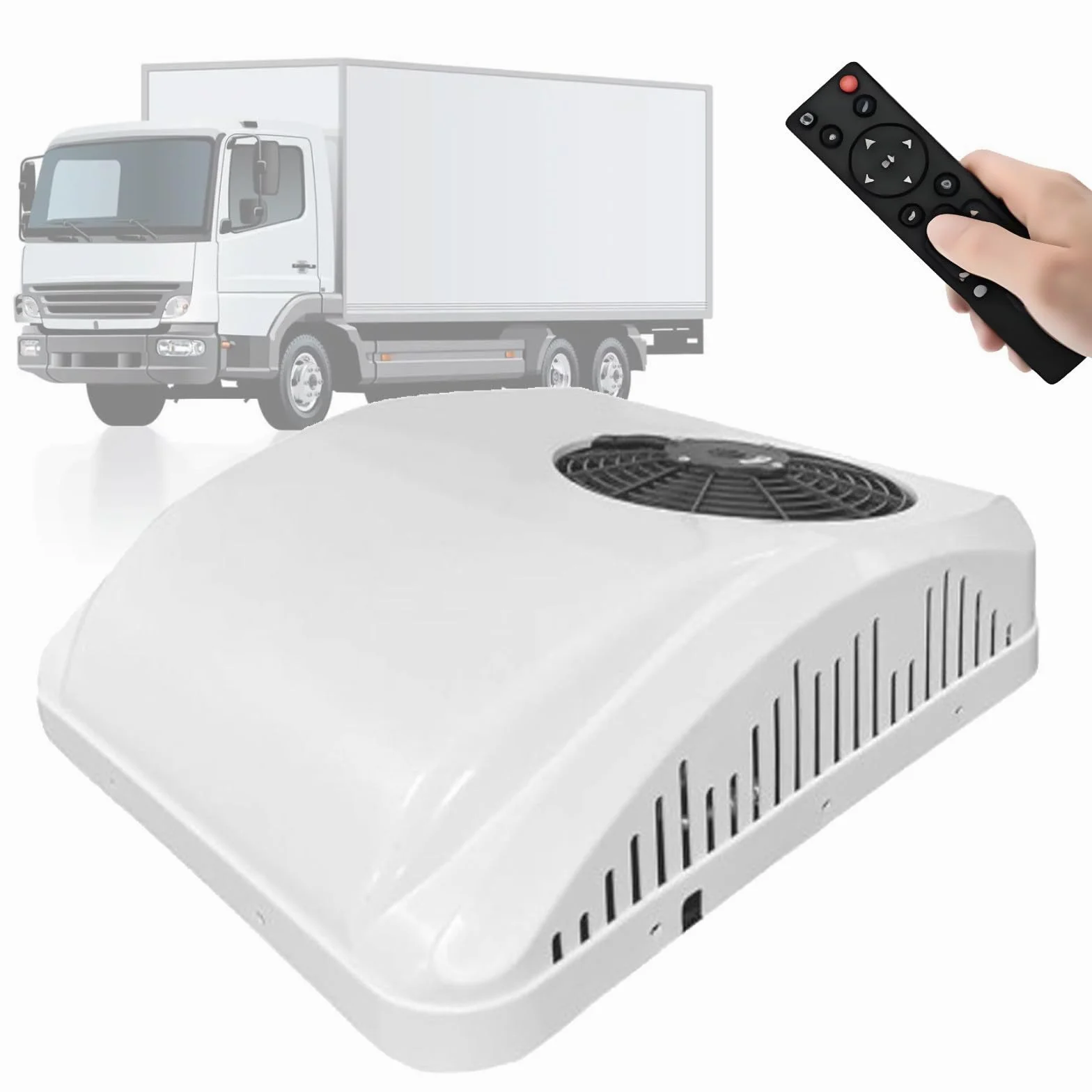 Aire Acondicionado de Techo 12V 24V para Vehículos Recreativos Camiones Caravanas
