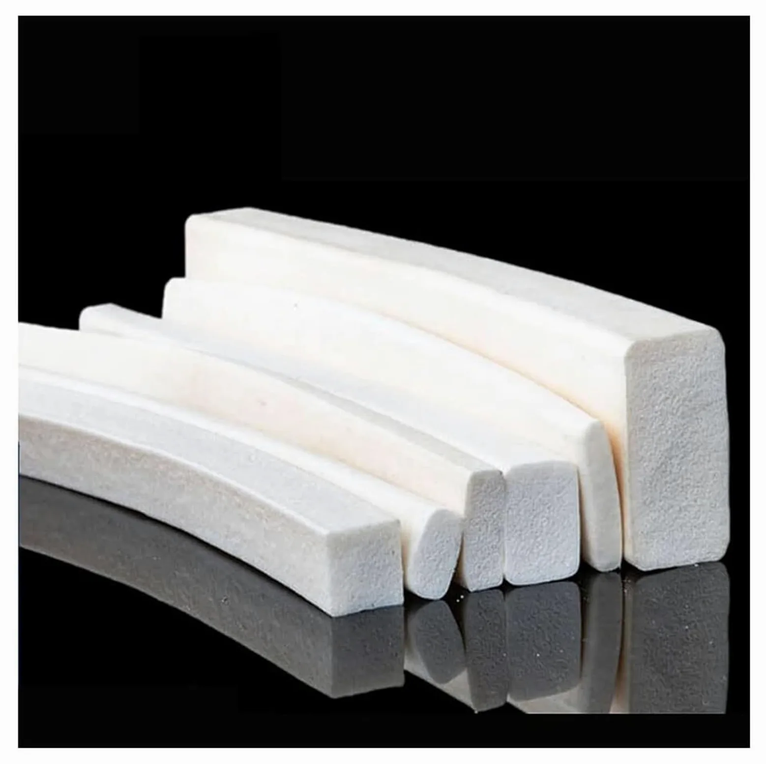 Banda de esponja de caucho de silicona, Tira cuadrada de esponja silicona 1/2/3 metros, junta espumada blanca 2×10 mm a 16×16 for puertas y ventanas(15x30mm,2Meters)