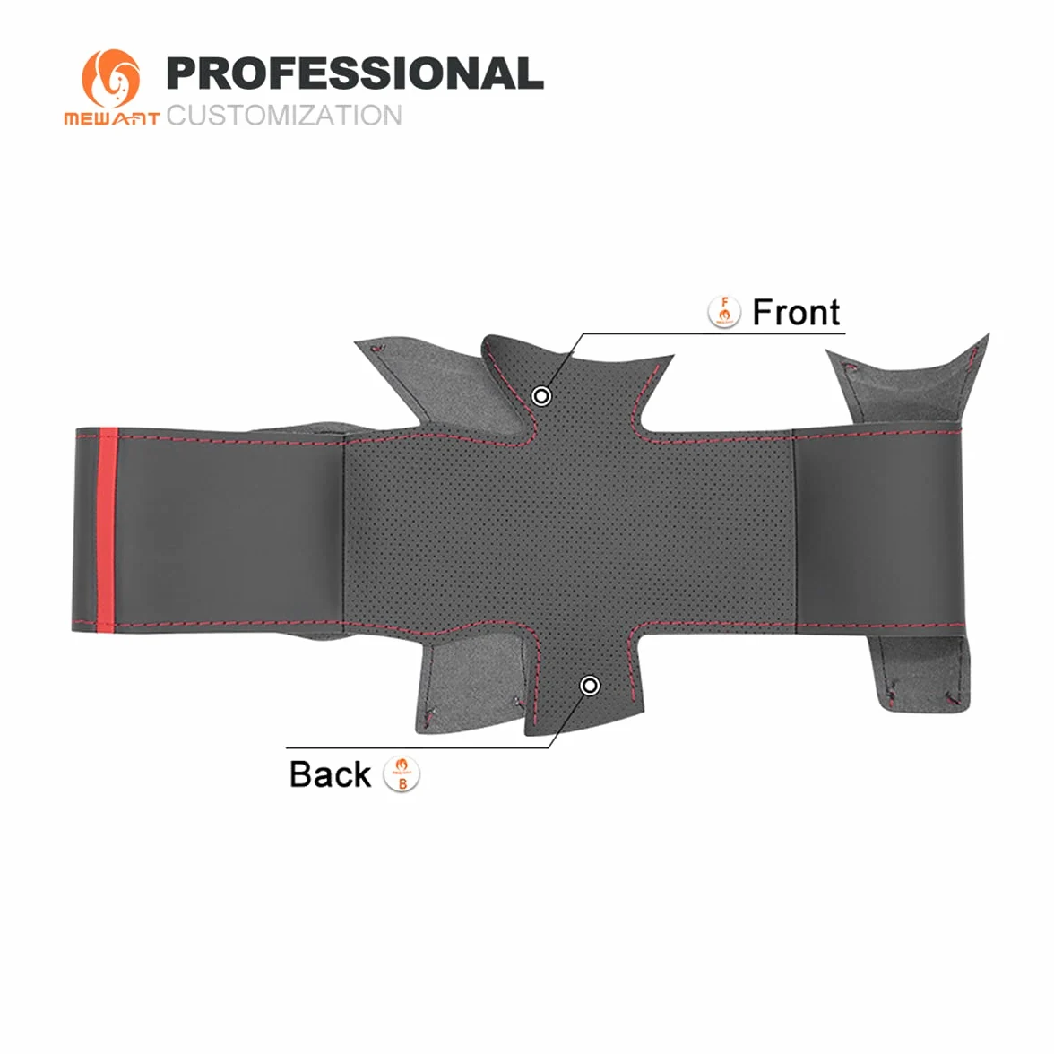 MEWANT Funda de volante de cuero genuino para Honda Integra tipo R 1994-2001 Volantes Accesorios