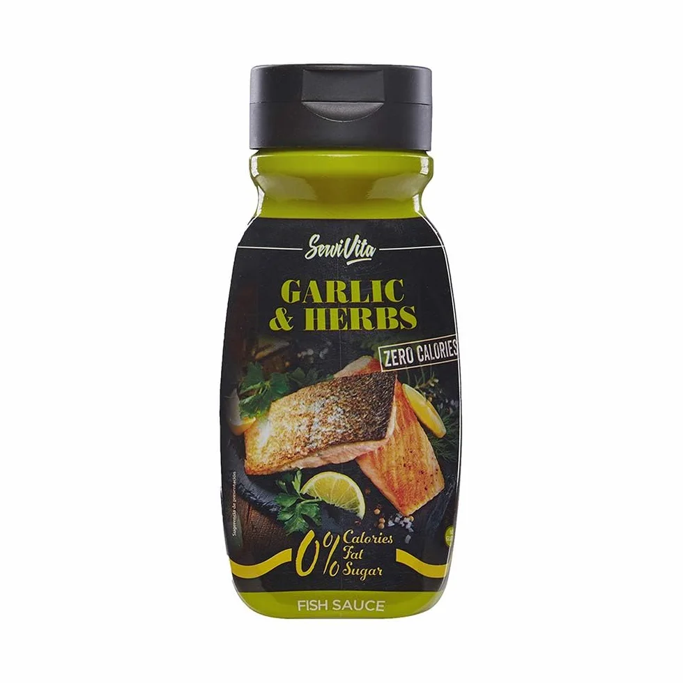 Servivita Salsa 0% Ajo-Hierbas 320 ml