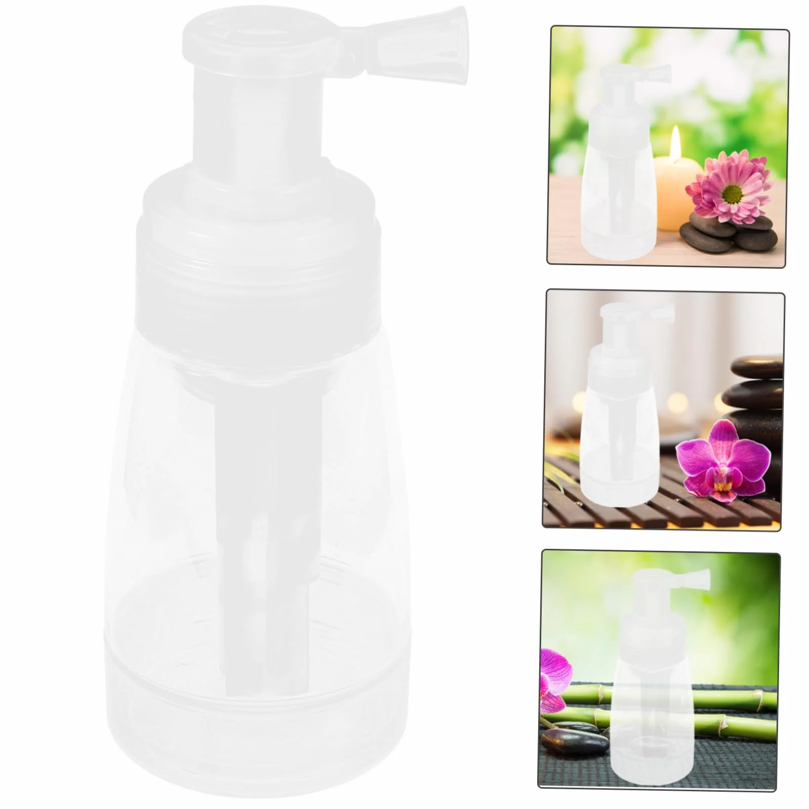 FOMIYES Botella Rociadora de Polvo Rellenable Dispensador de Polvo Seco