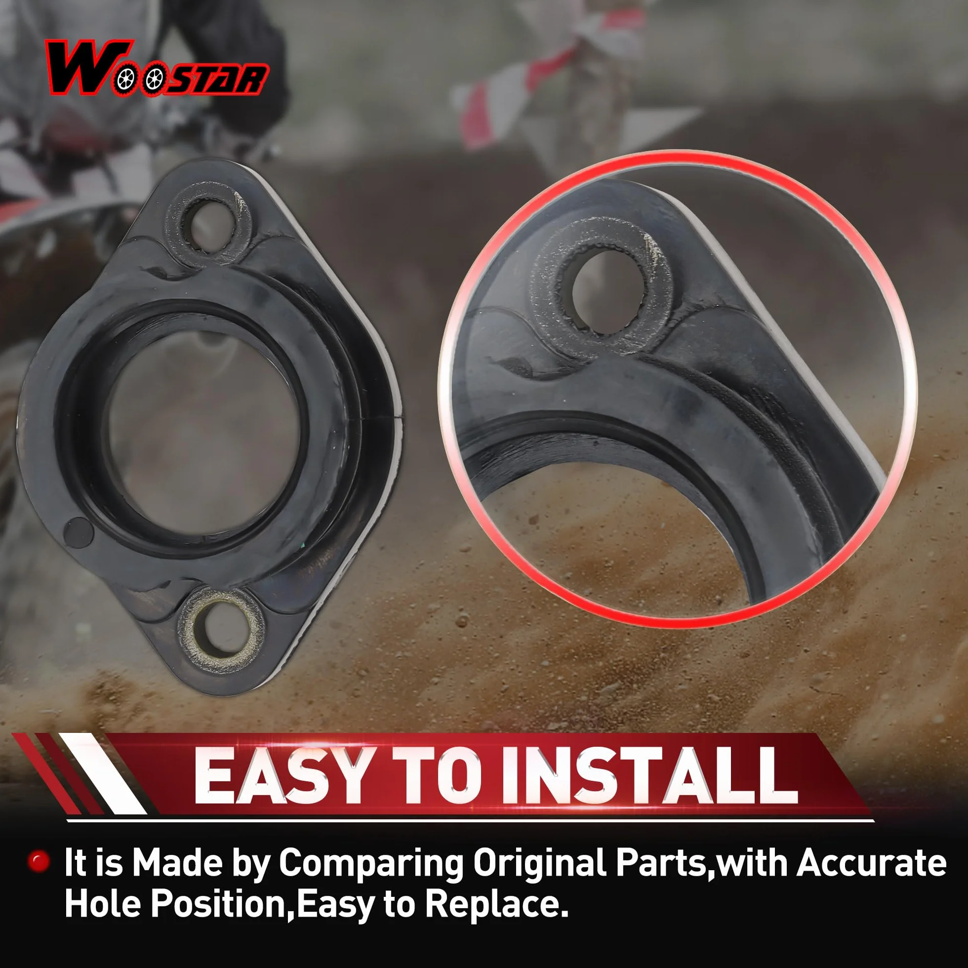 WOOSTAR Carburador Tubo Colector de Admisión Reemplazo para Polaris Trail Blazer 250 Trail Boss 250 Big Boss 250 Xpress 300 OEM #3085013#3083412#3083022