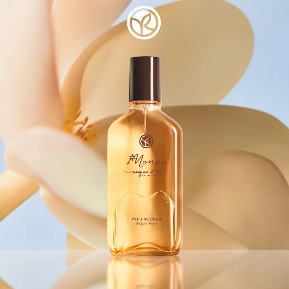 Yves Rocher Eau de Toilette VAGUE D'ÉTÉ Fragancia Exótica de Verano Aroma Fresco Perfumes de Mujer 100 ml
