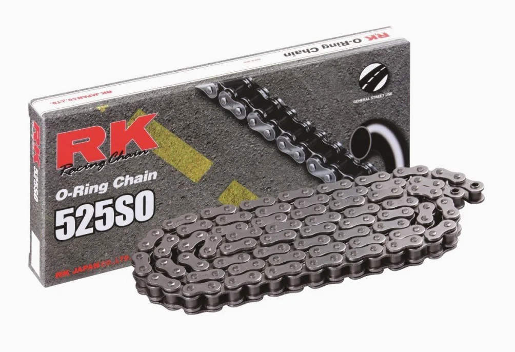 Cadena transmision negra RK 525SO