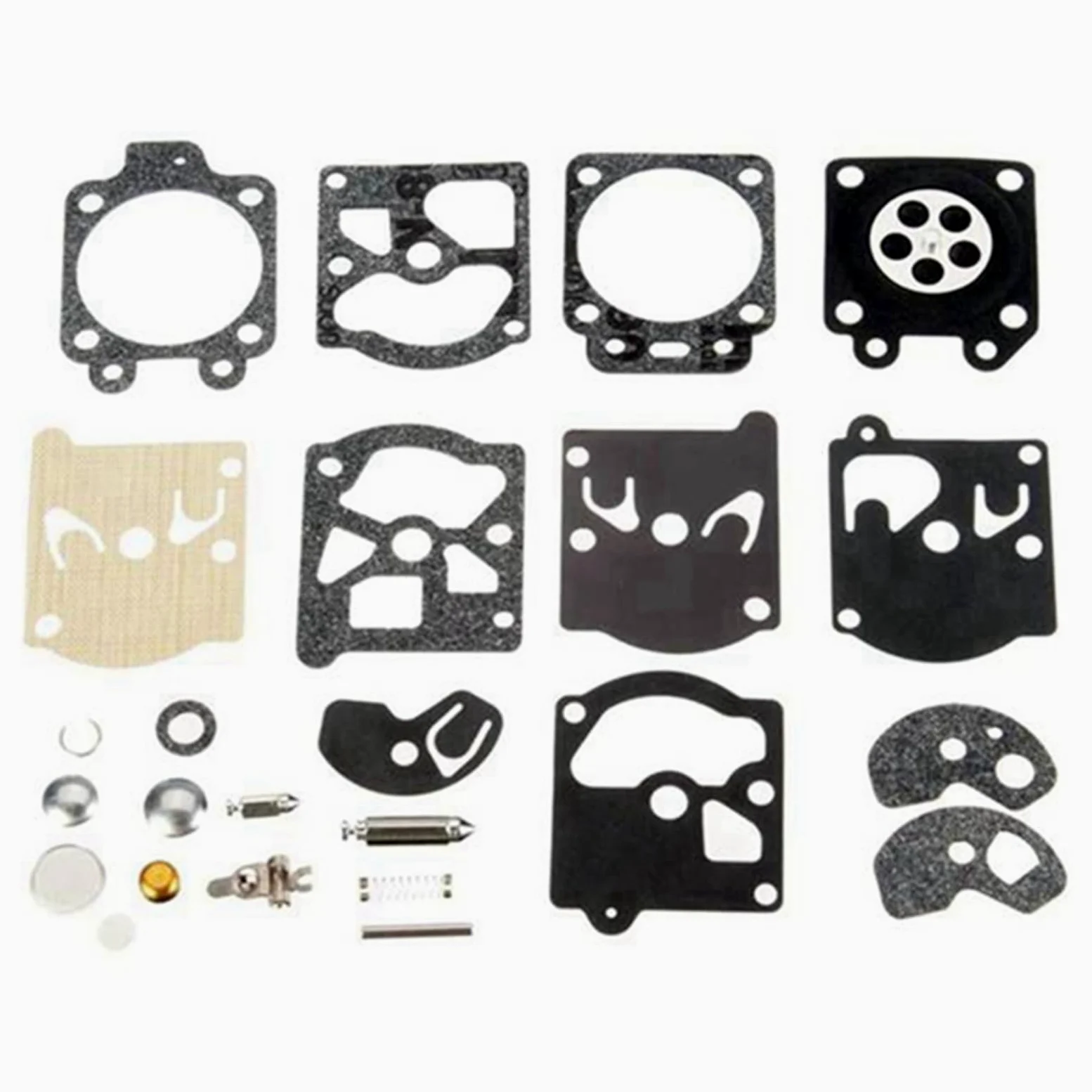 40 Juegos de carburador, Kit de reparación de carburador, Junta de diafragma Compatible con Walbro WA WT Series K10-WAT RH