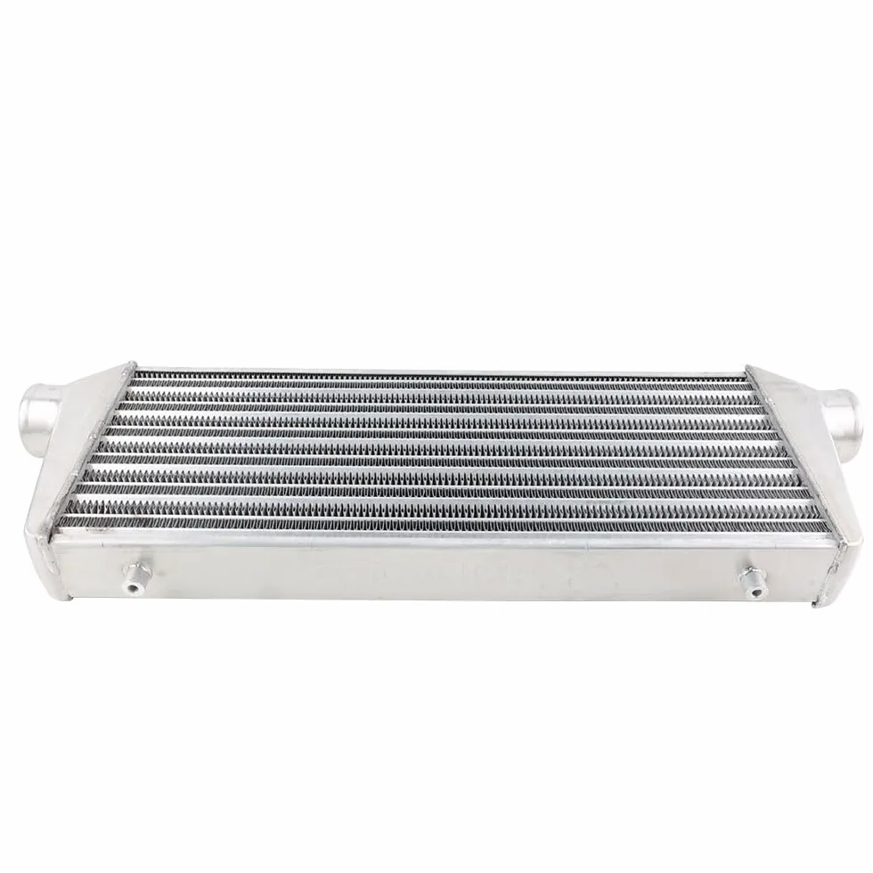 550x230x65 63mm+tubería de aluminio de 2,5"+ kit de manguera de silicona Intercooler para turbo Enfriador de aire de turbo | Intercooler de montaje frontal FMIC de refrigeración turbo