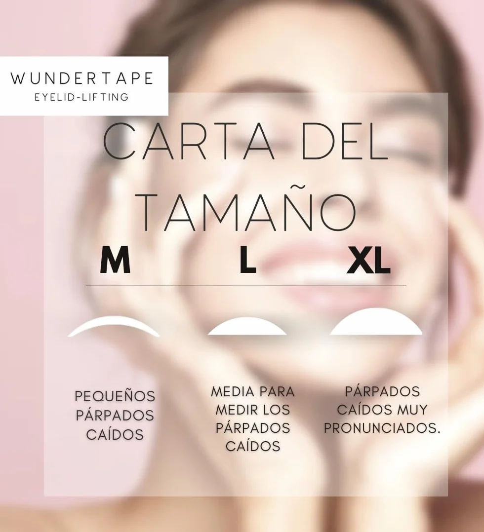 WUNDERTAPE L 144 szt. Double Eyelid Tape Stickers - Cinta Adhesiva Lifting Invisible para Párpados Caídos
