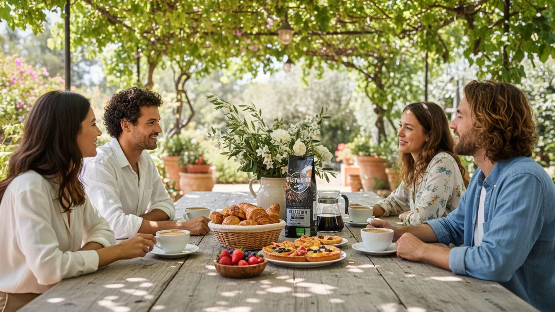 Destination Café Ecológico en Grano 1 kg Café de Especialidad 100% Pur Arábica Orgánico Tostado Artesanalmente Intensidad Alta