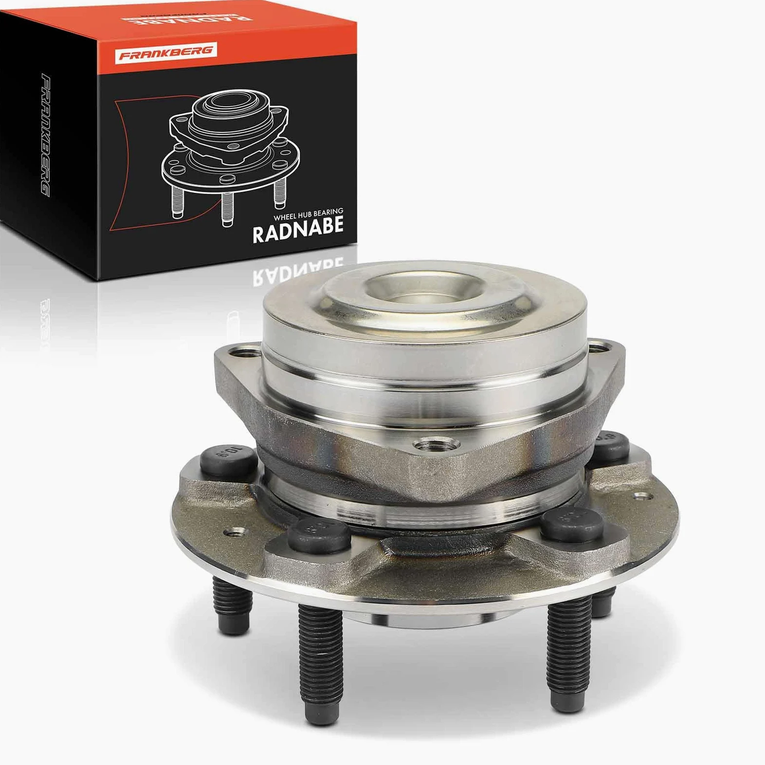 Frankberg Cojinete de rueda Eje trasero Rueda con brida diámetro 145,5 con Anillo magnético ABS Compatible con Insignia B Sports Tourer Z18 Insignia B Grand Sport Z18 13526967