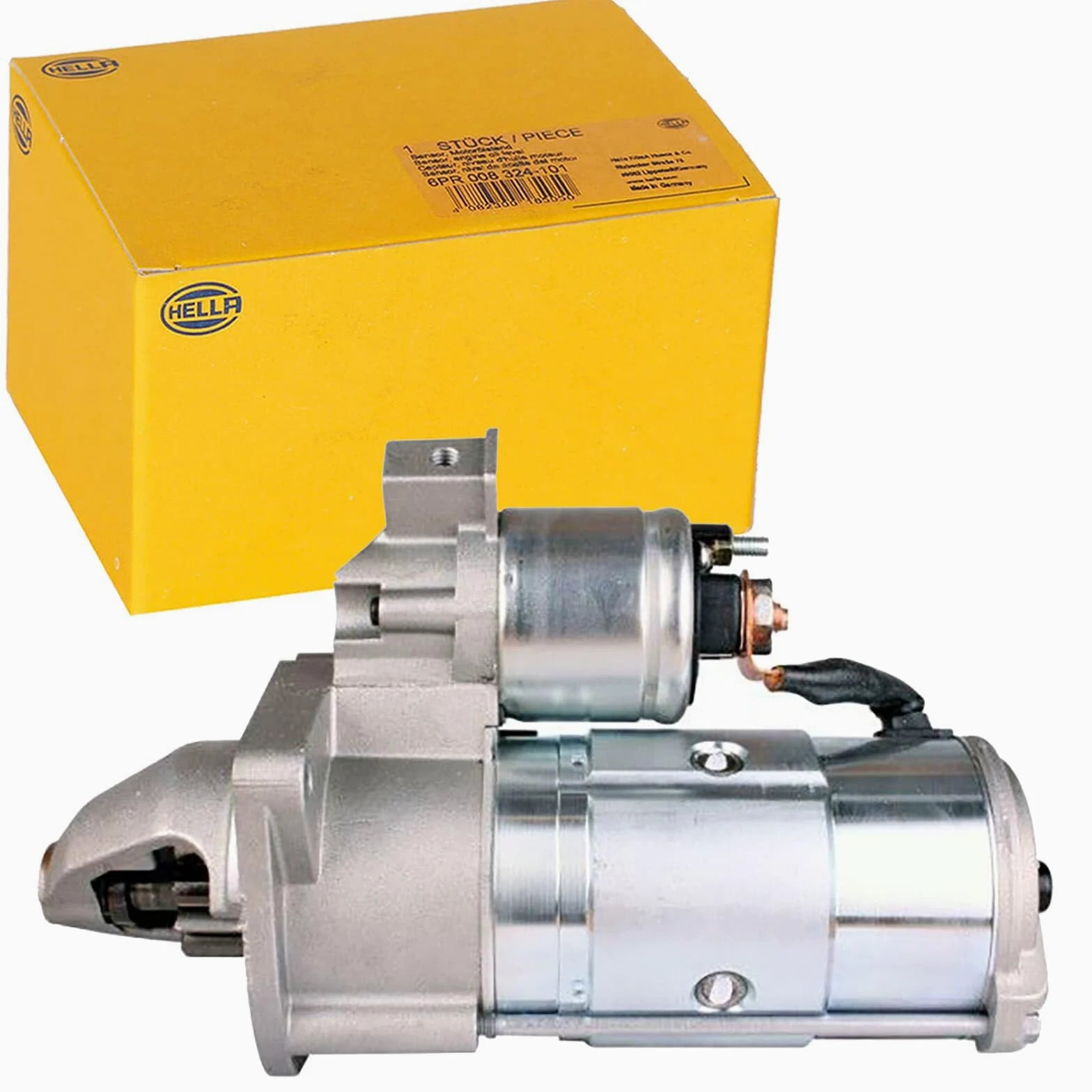 HELLA 8EA 012 526-221 Motor de arranque - 12V - 2.5kW