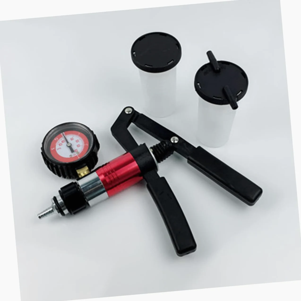 ULTECHNOVO Kit de Bomba de Vacío Manual para Sangrado de Extractor Adaptadores Herramienta Vacío para Vehículos