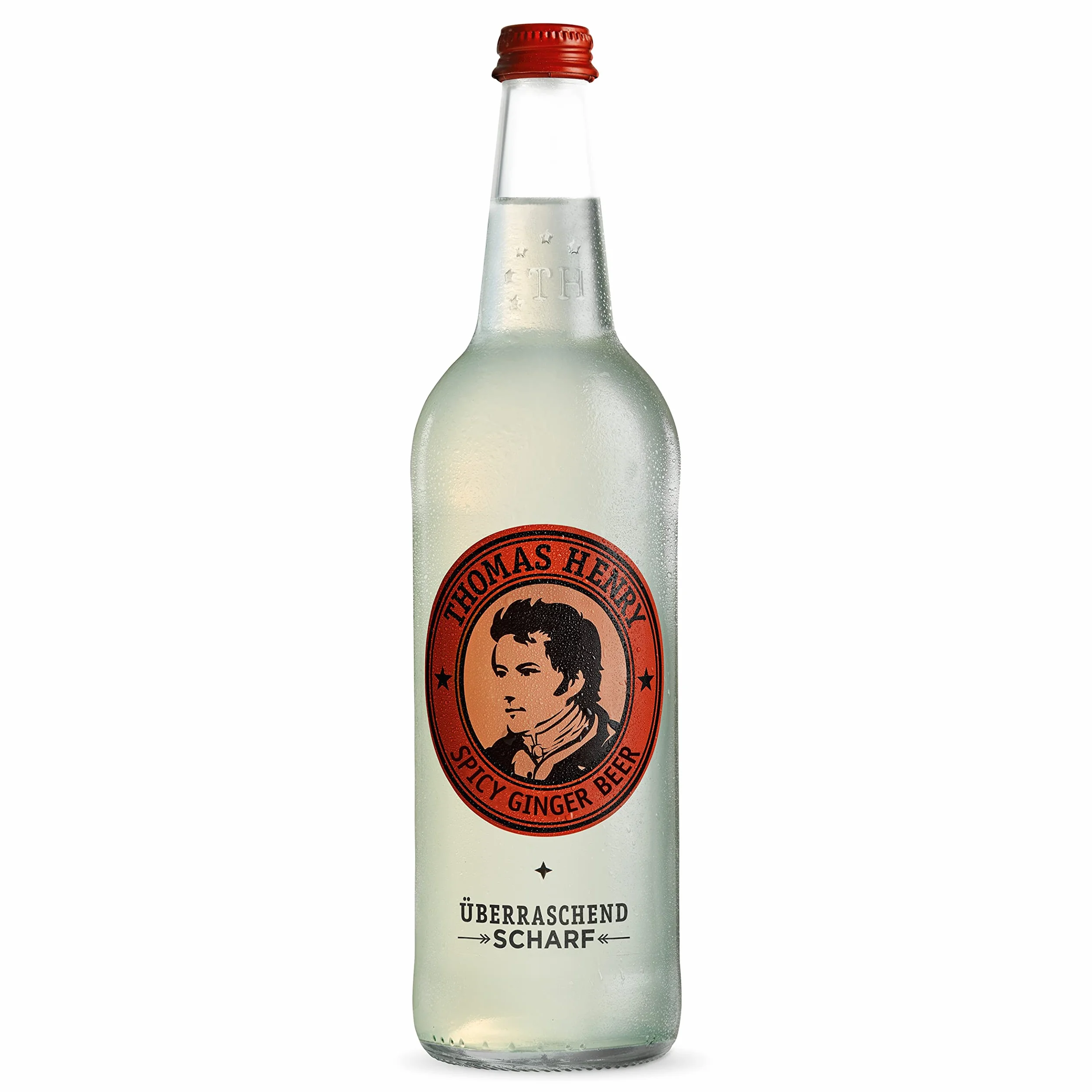Thomas Henry Spicy Ginger Beer 6 x 0.75 l Cristal MW Zestaw Limonad