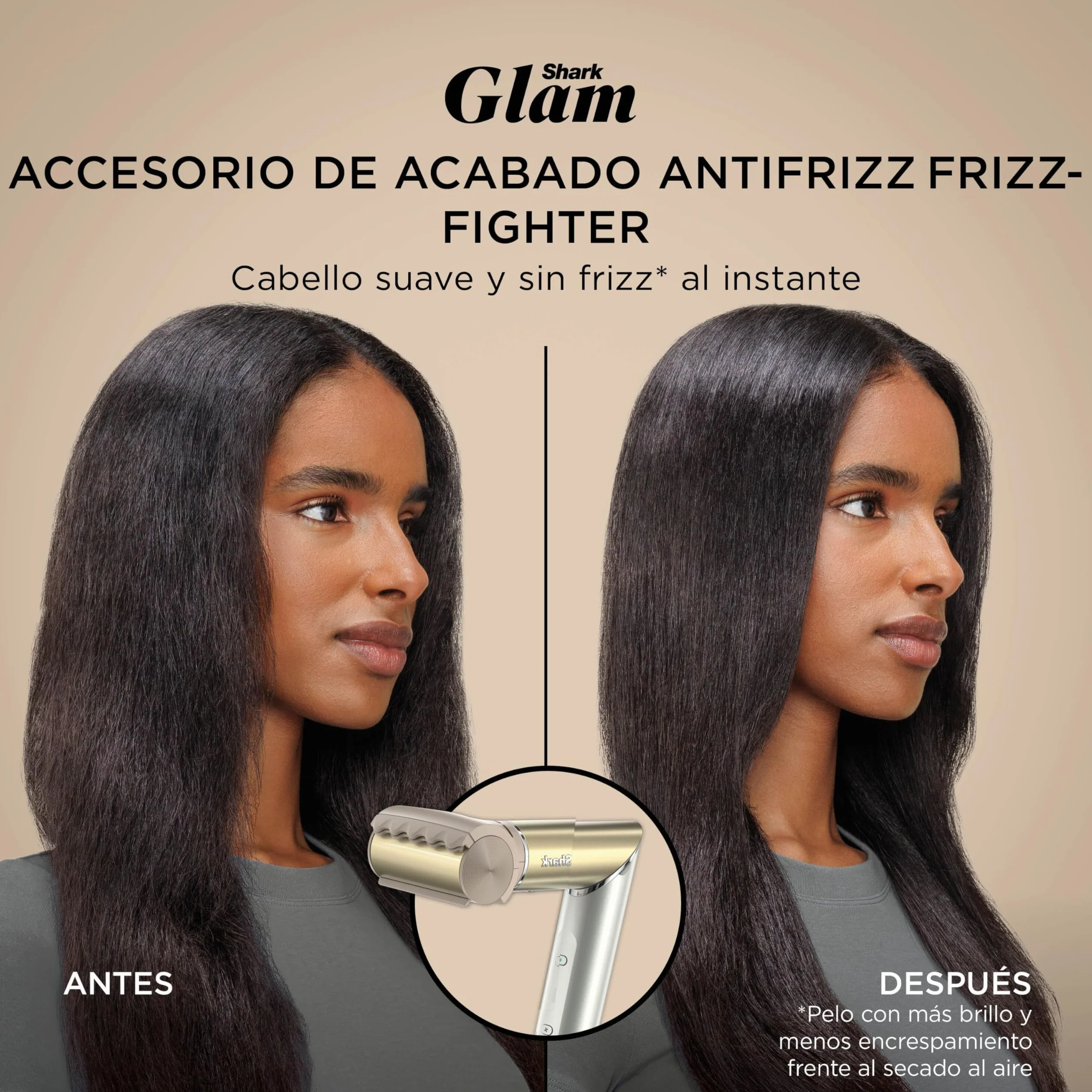 Shark Glam Multi-Styler Rizador Ondas Rizos Automático Difusor Concentrador Turbo Cepillo Aire Plancha