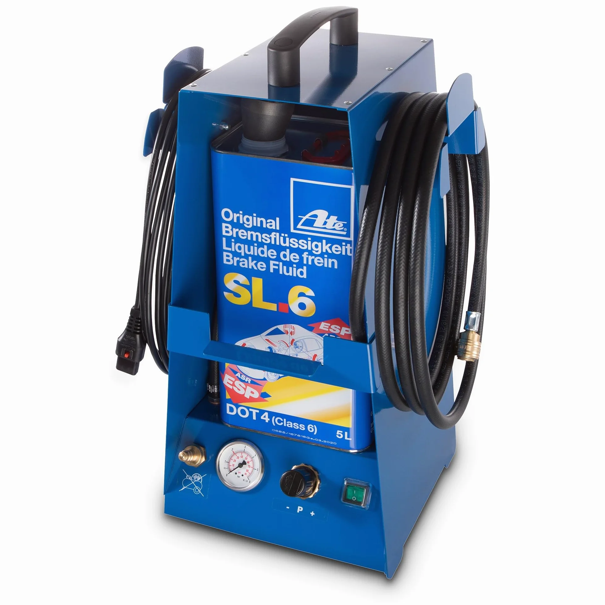 ATE 03.9302-1502.4 Equipo de llenado y purga de aire sist. hidr. frenos electroneumático 5L