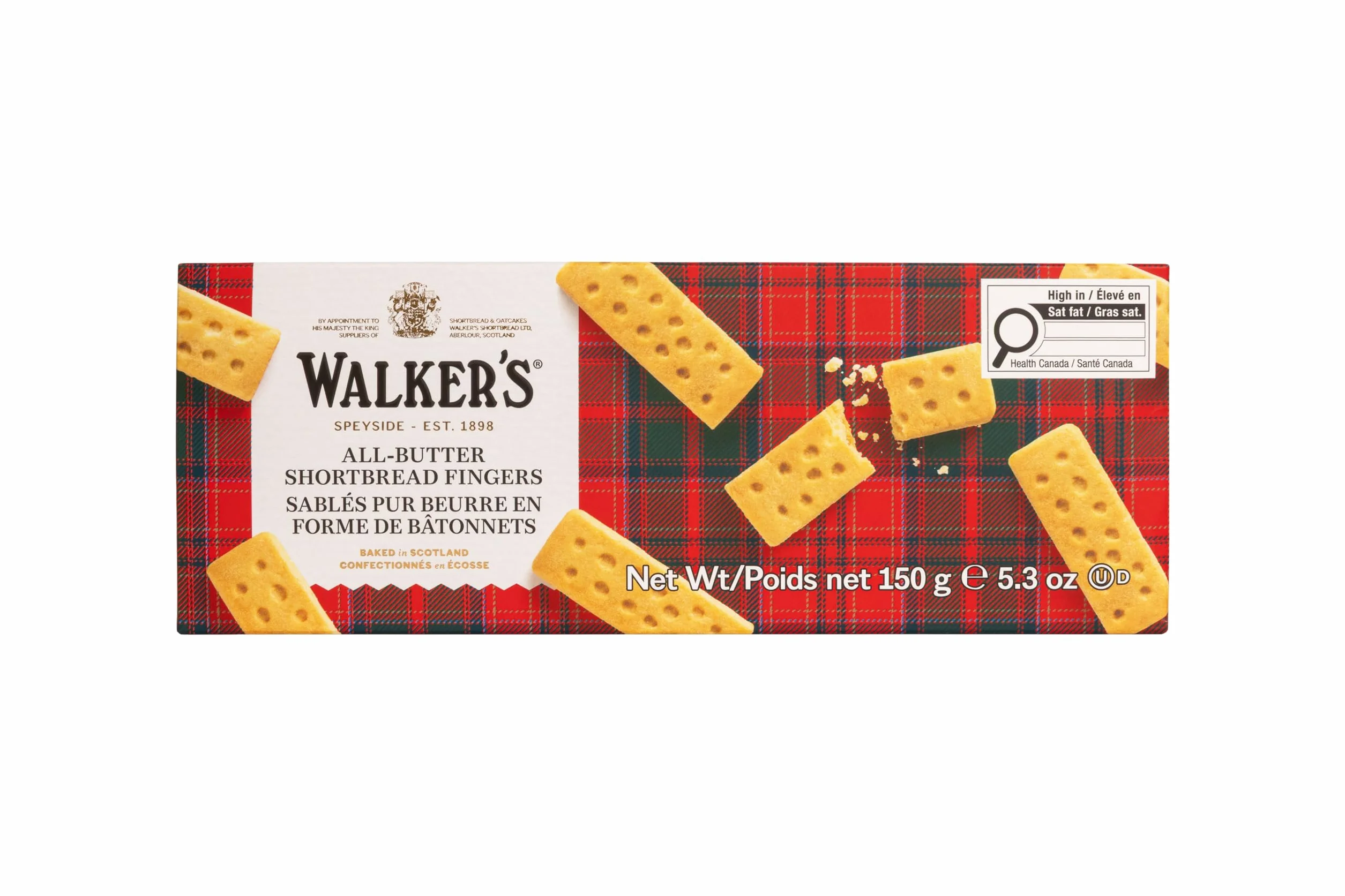 Walkers Shortbread Fingers 150 gr