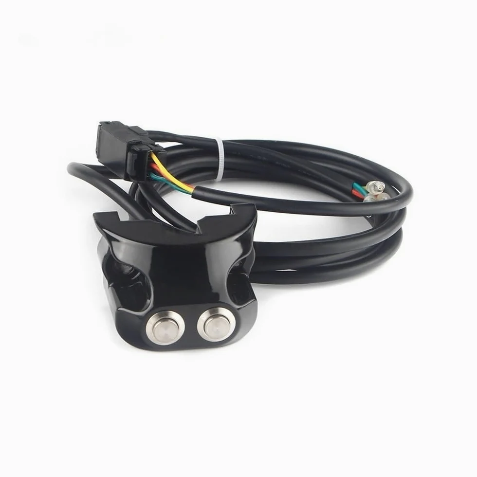 Botones Manillar ON-Off Interruptor Interruptor Control Suspensión Neumática para Manillar 1'' Y 25 Mm 2 Botones para Sportster 883 1200 XL para Dyna Street Glide V-Rod