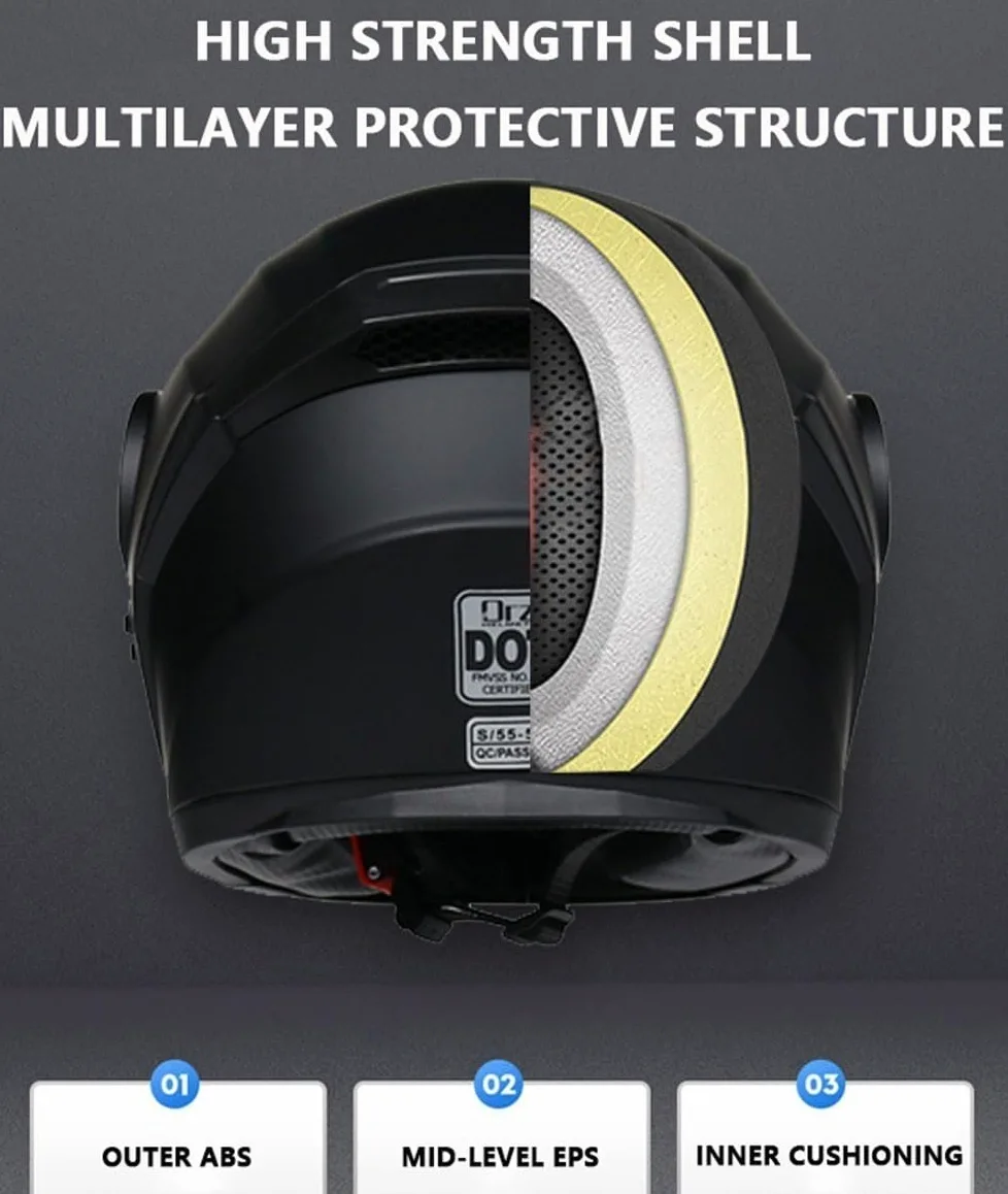 Casco Modular Motocicleta Bluetooth Cascos para Adultos Mujeres Y Hombres, Cara Completa Flip Up Moto Casco con 150m Intercom Bluetooth Auriculares, ECE Aprobado